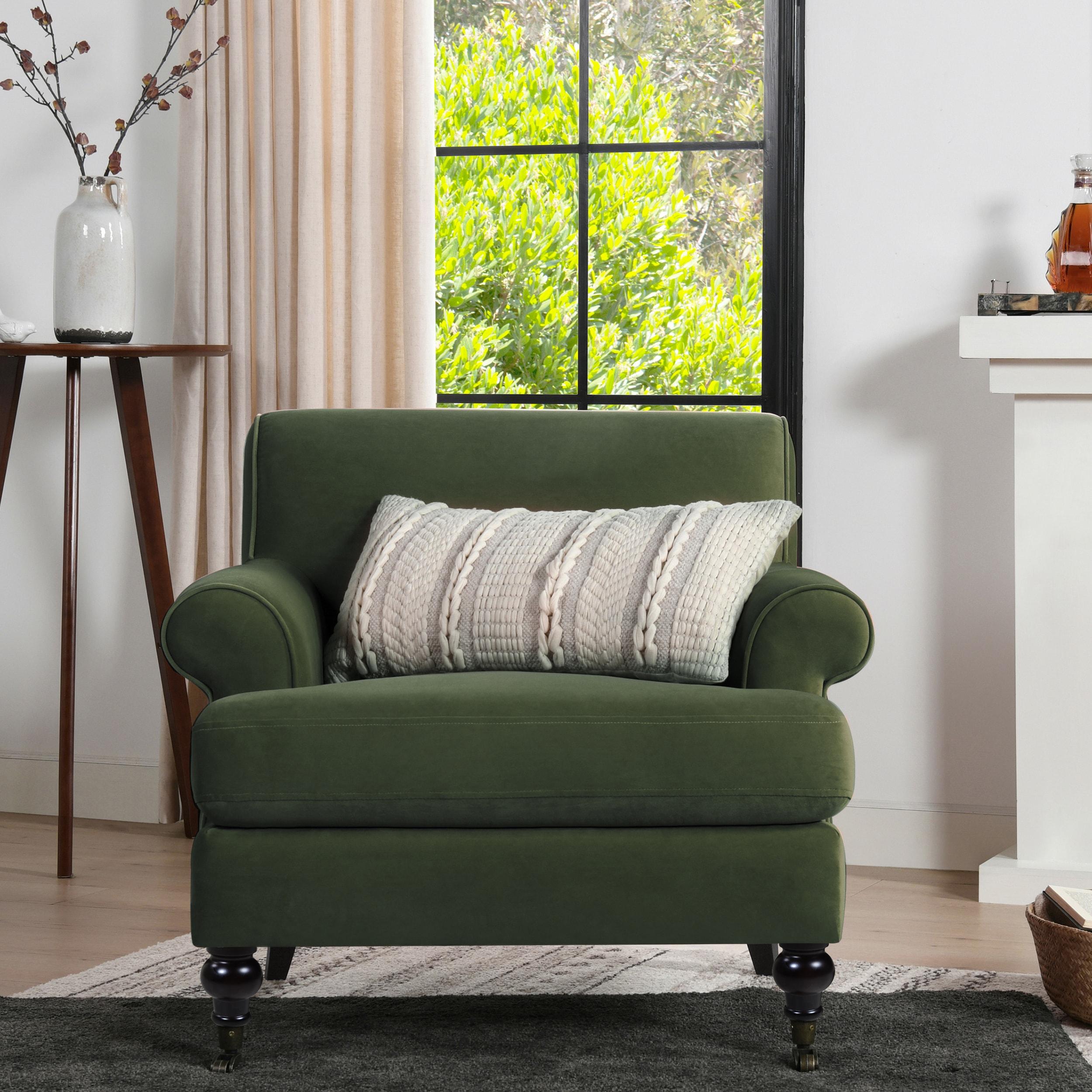 Jennifer Taylor Home Alana Lawson Chair Olive Green