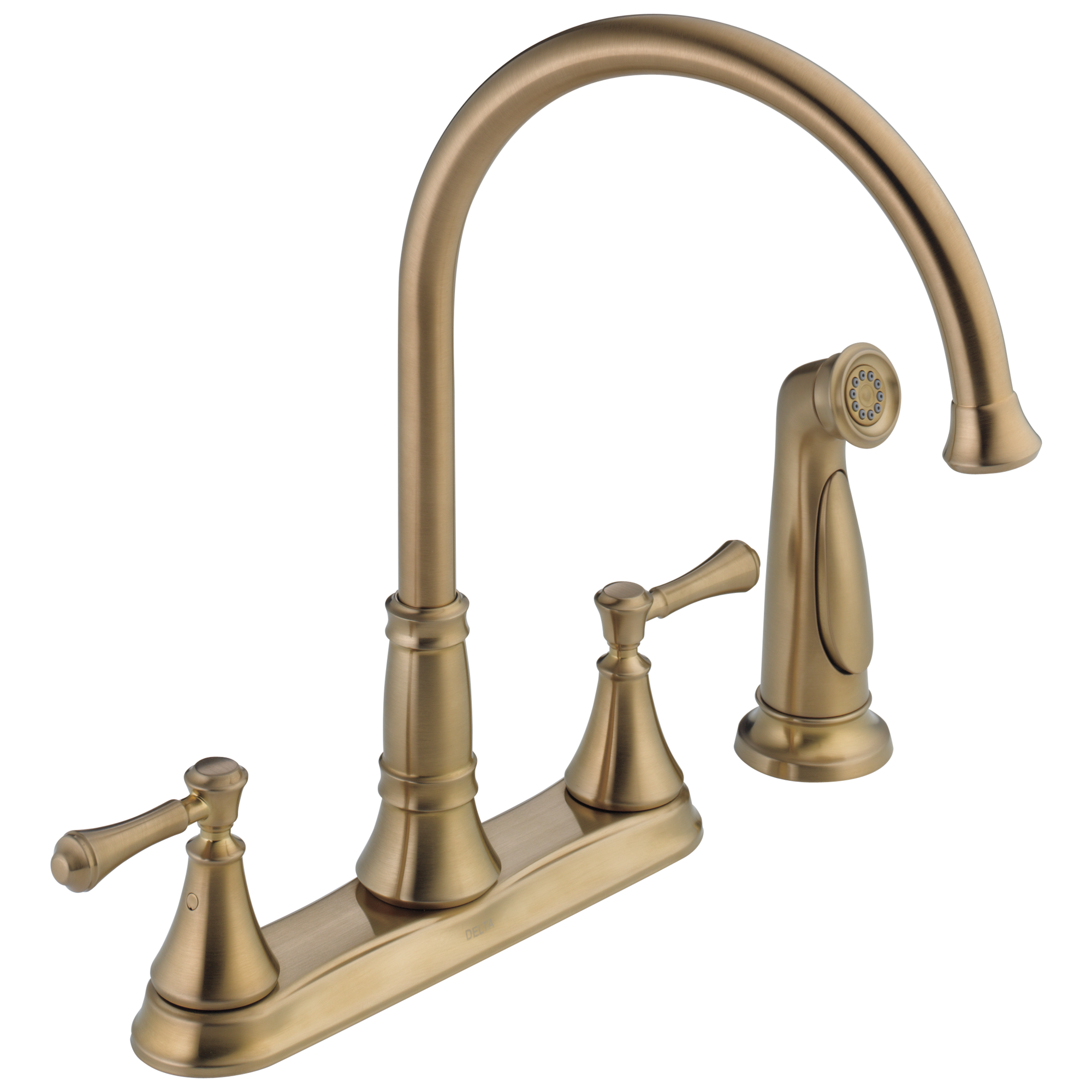 Cassidy Double Handle Kitchen Faucet with Side Spray