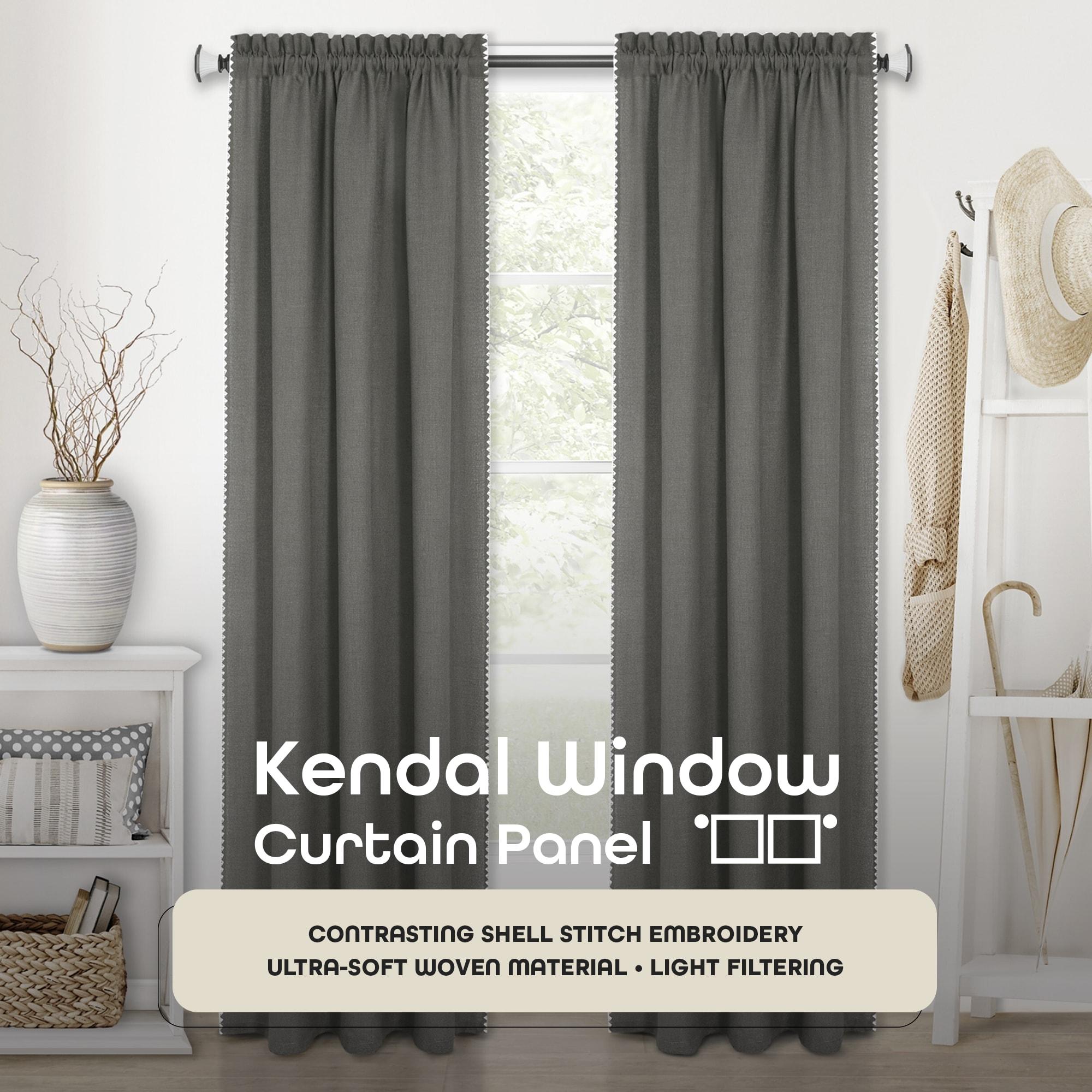 Achim Importing Co Polyester Semi Sheer Curtain Single Panel