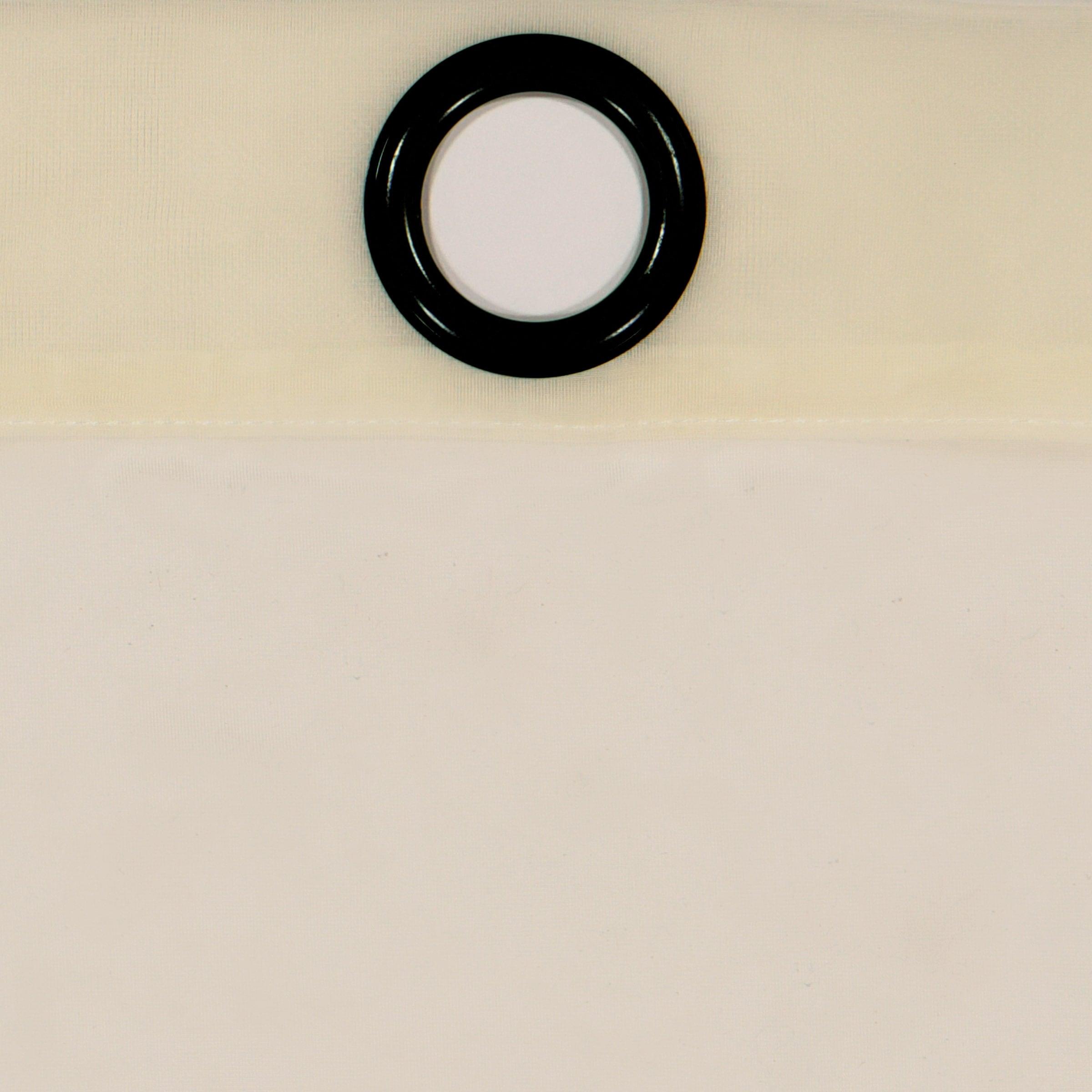 ARM & HAMMER Ivory Odor-Neutralizing Sheer Voile Curtain, 59” x 120”