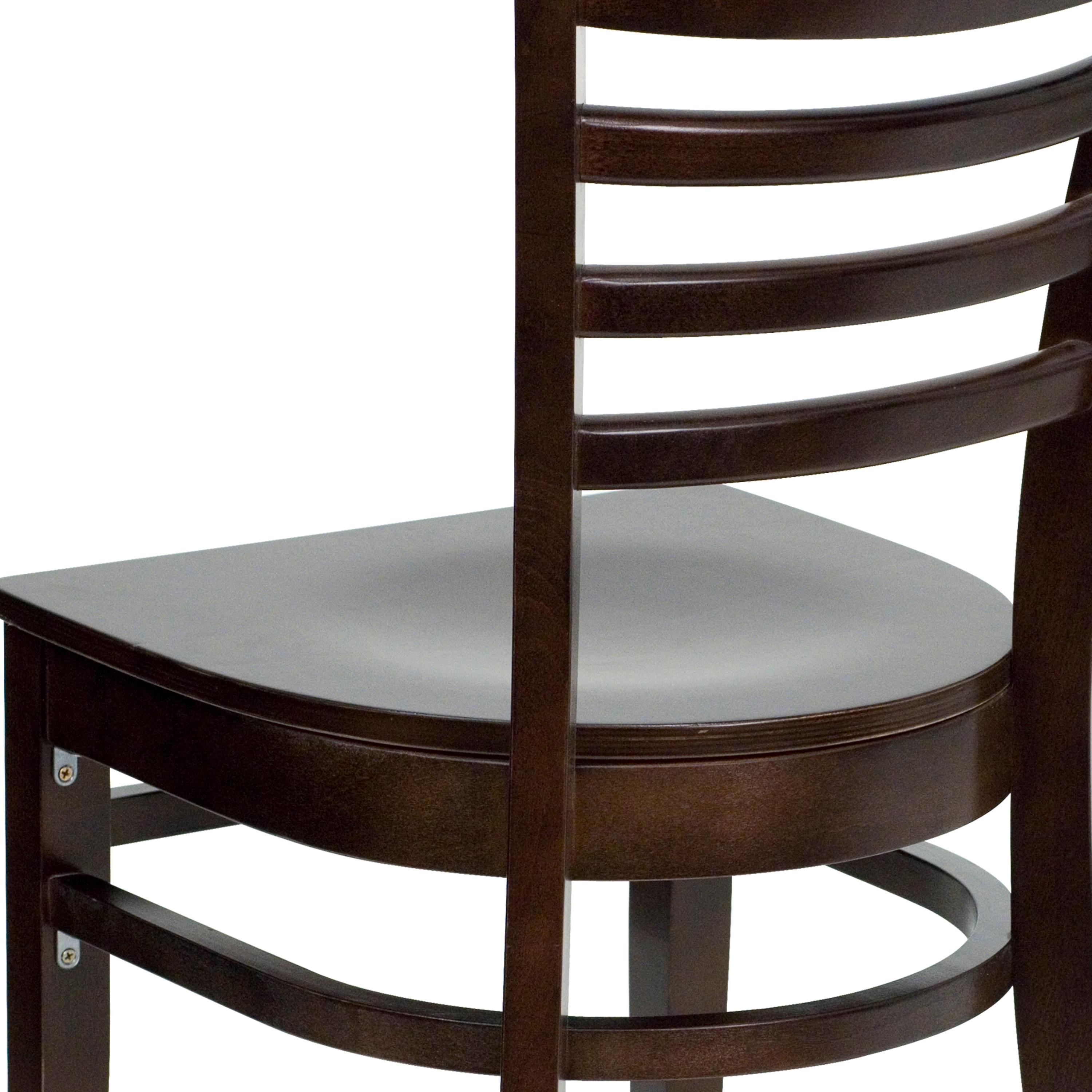 Ladder Back Wooden Restaurant Chair