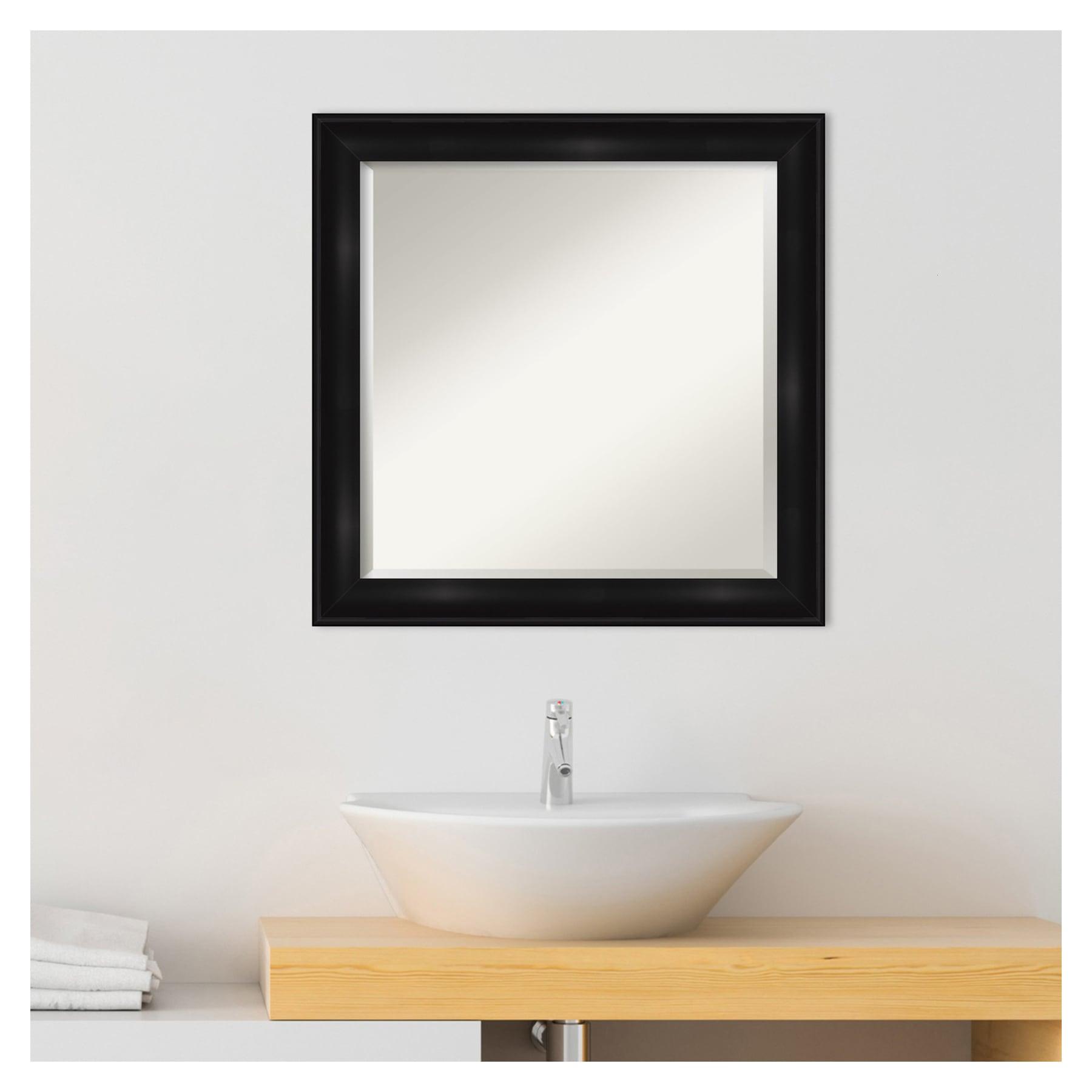 Amanti Art Dsw4593561 23-7/8" Square Beveled Polystyrene Framed Wall Mounted Bathroom