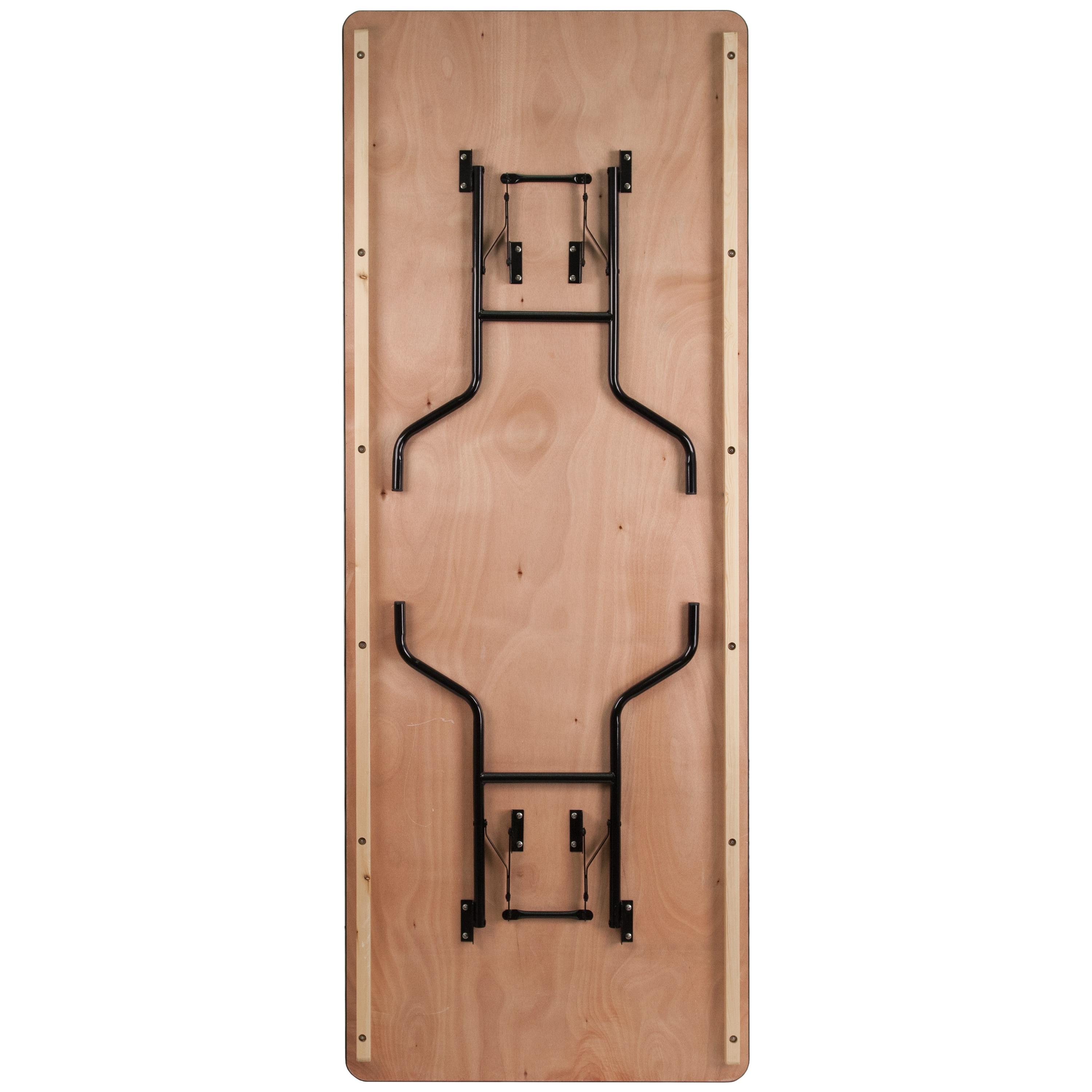 Flash Furniture Marcott Rectangular Wood Folding Event Table by Flash Furniture