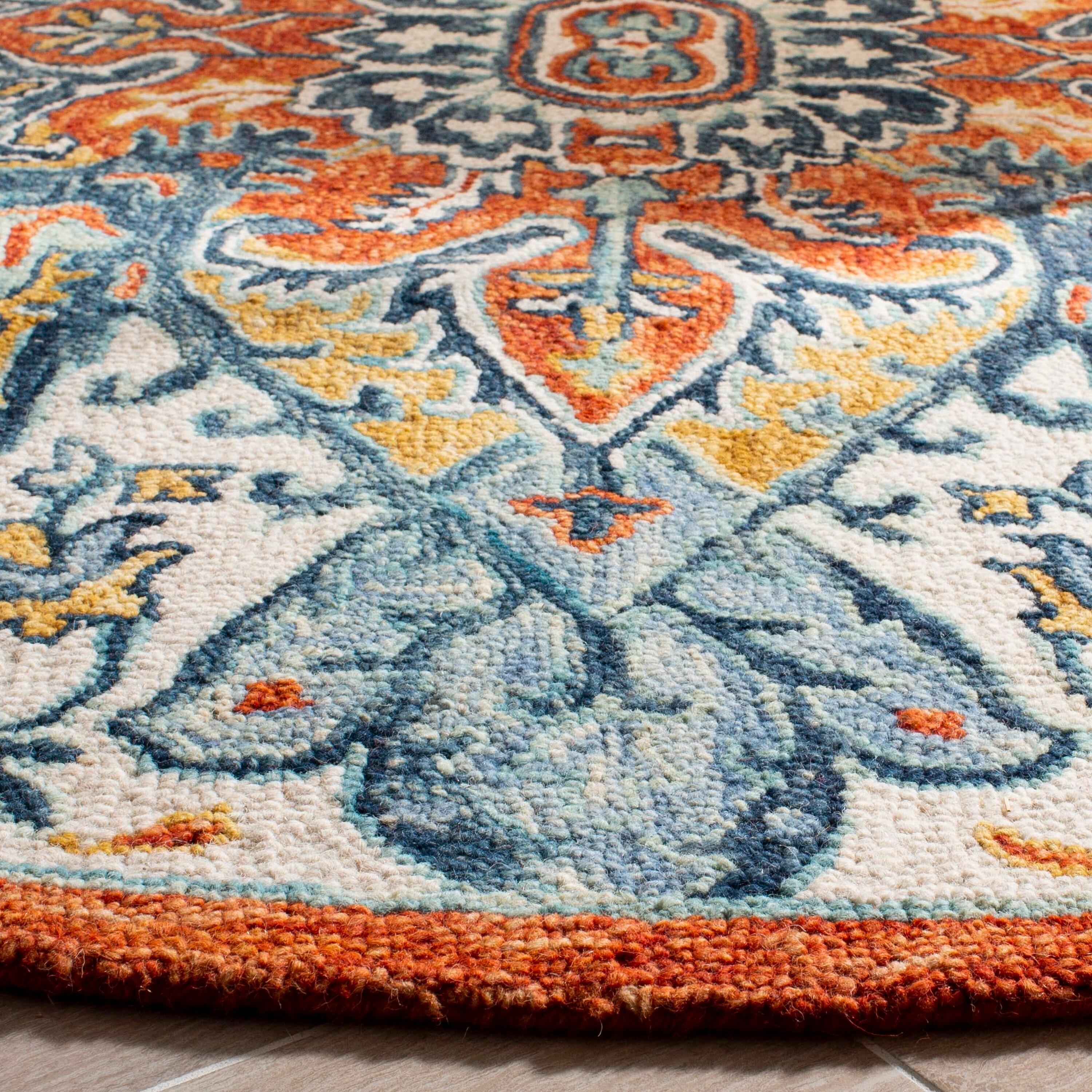 Bungalow Rose Vahakn Hand Tufted 80% Wool, 20% Cotton Southwestern Rug