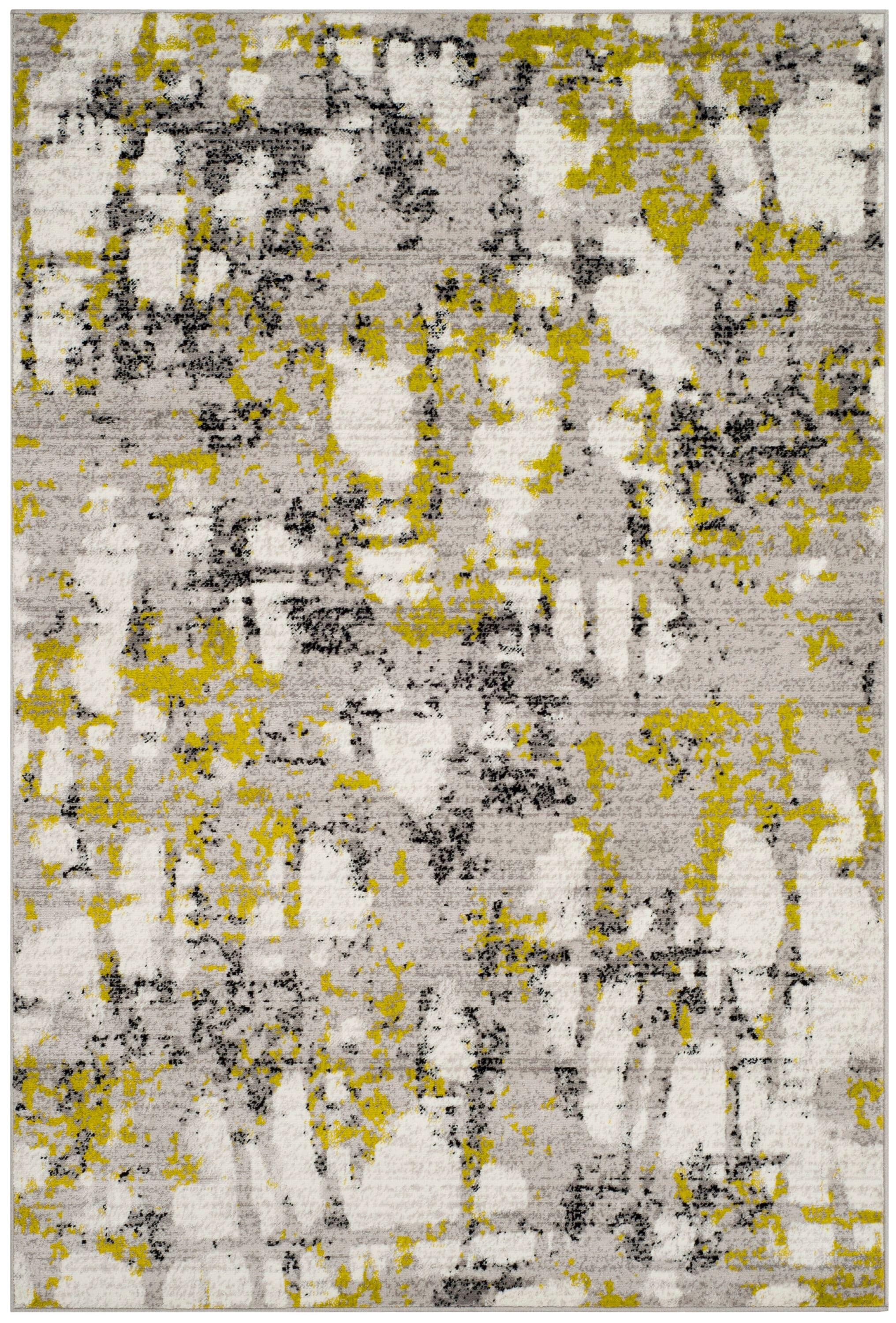 Skyler SKY193 Power Loomed Indoor Area Rug - Grey/Green - 5'1"x7'6" - Safavieh.