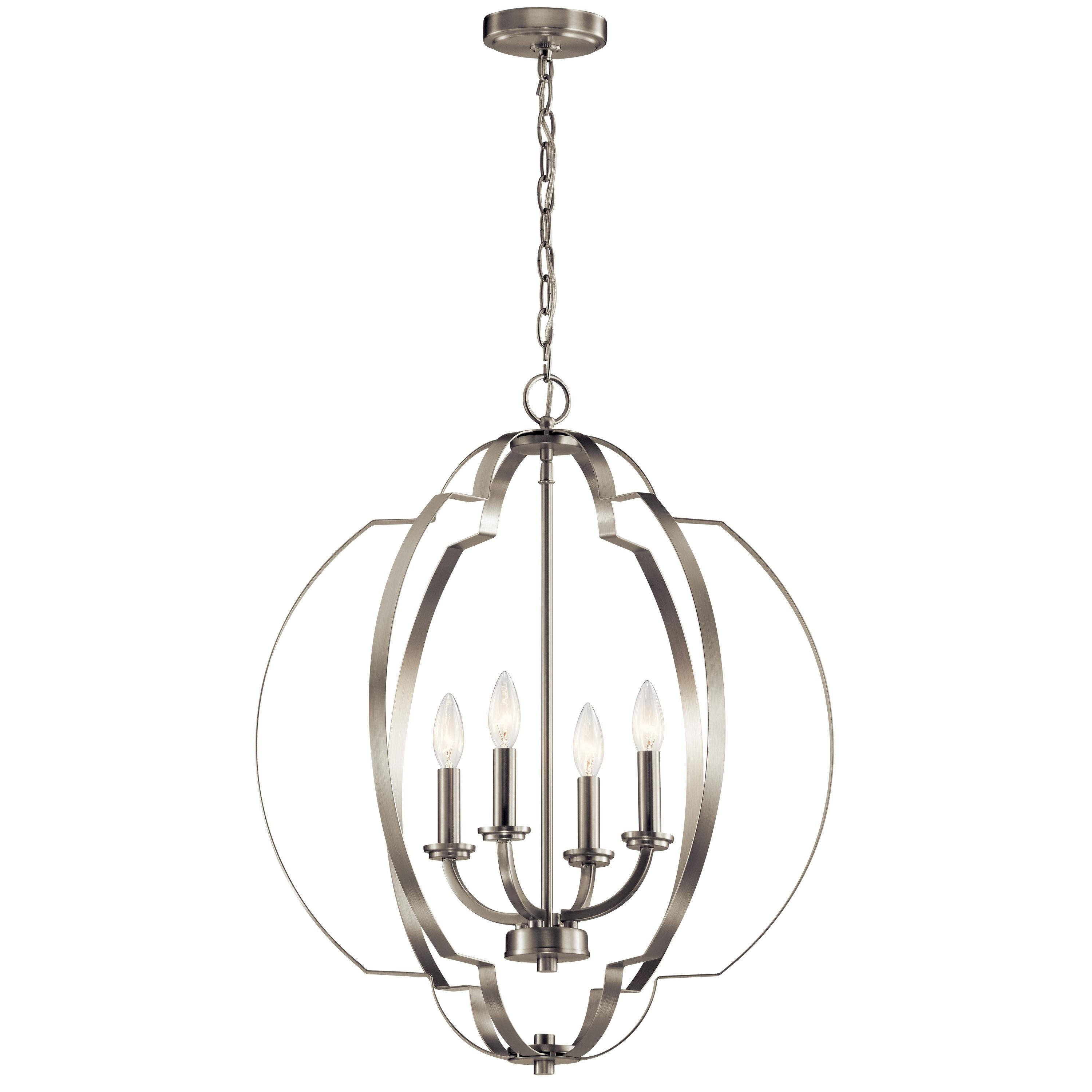Kichler Lighting Voleta 4 - Light Pendant in  Brushed Nickel