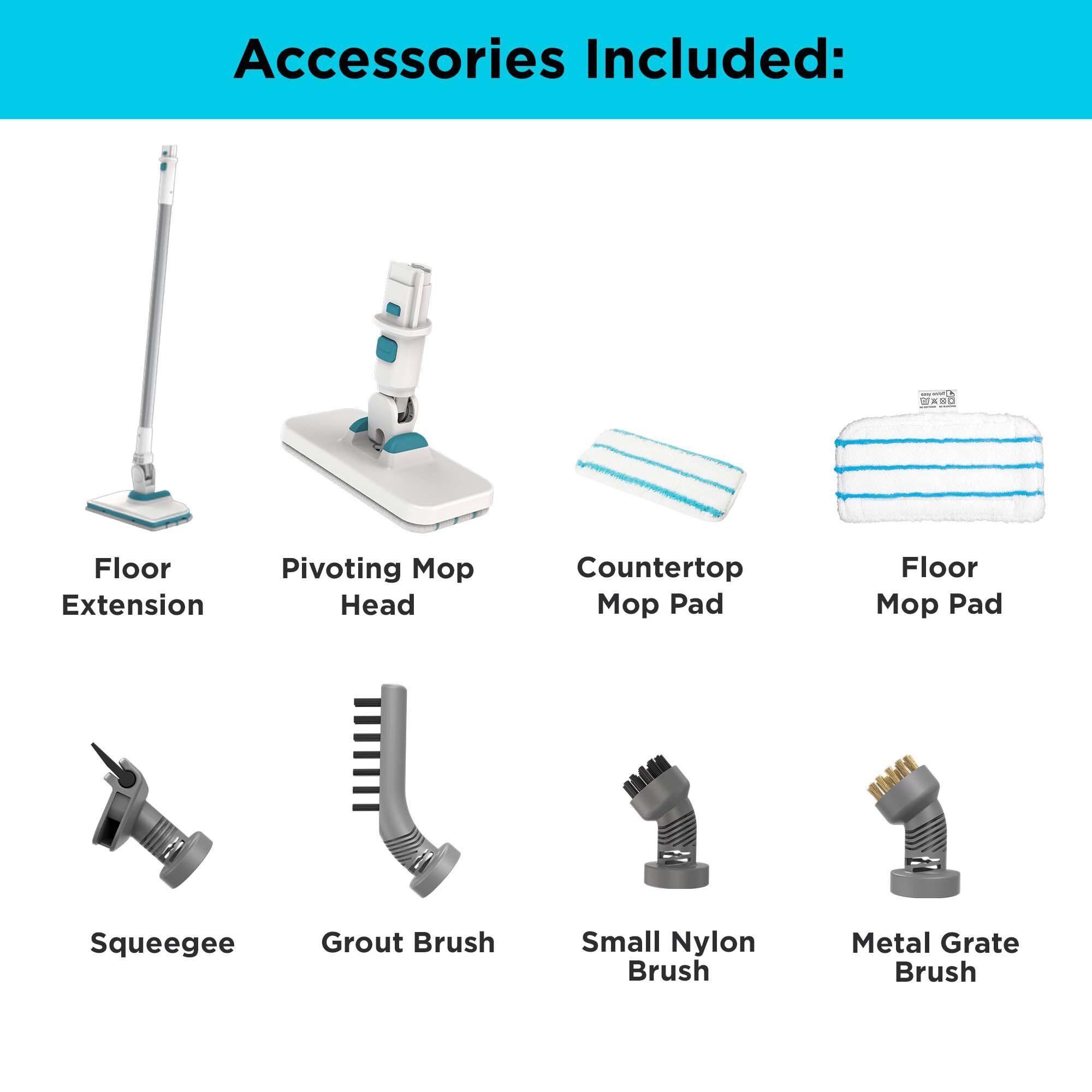 BLACK+DECKER Steam Cleaning Multipurpose System with 6 Attachments