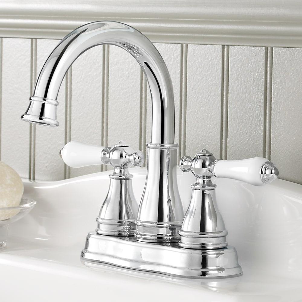 Sonterra Polished Chrome 2-Handle High-Arc Bathroom Faucet