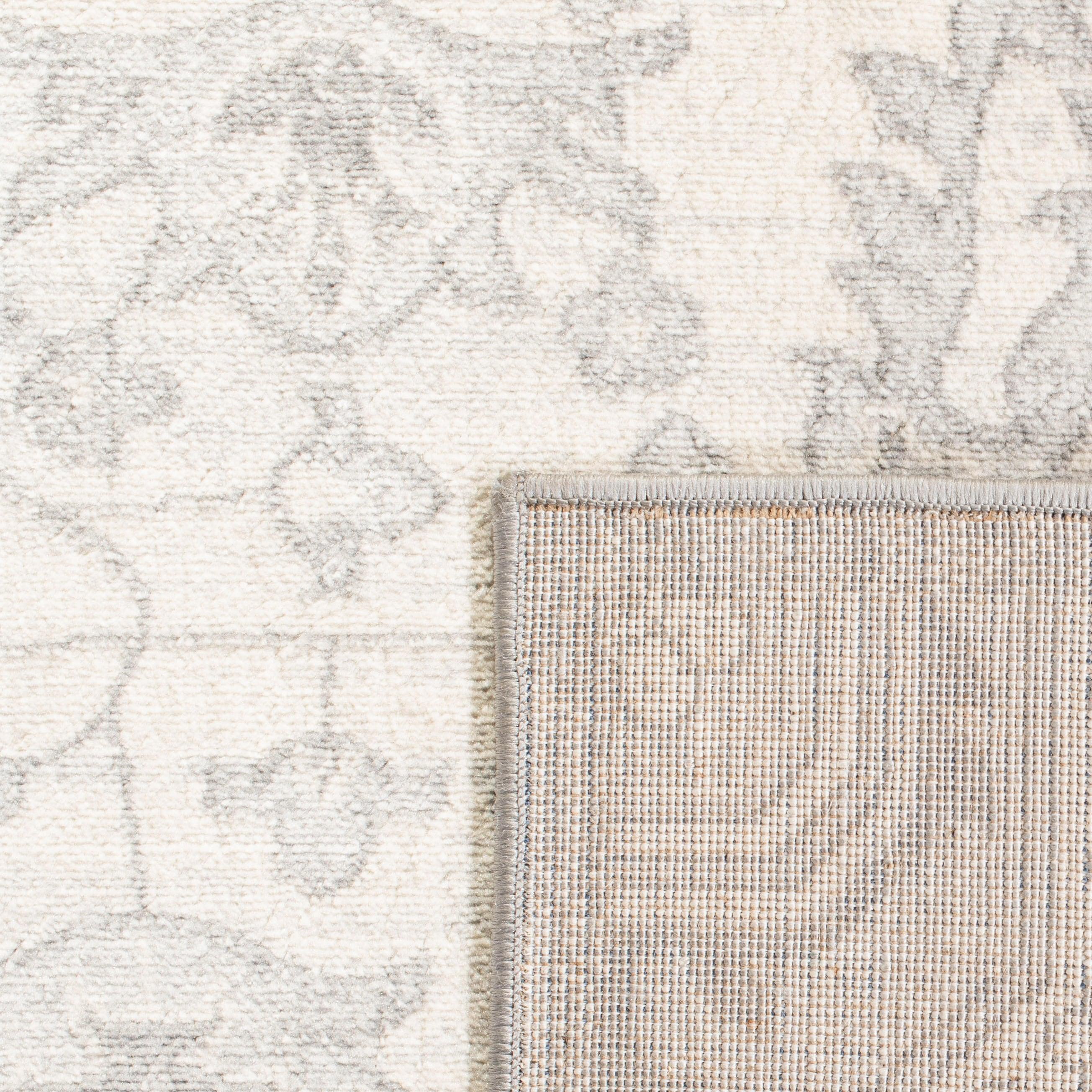 Brentwood BNT816 Power Loomed Indoor Area Rug - Grey/Cream - 8'x10' - Safavieh
