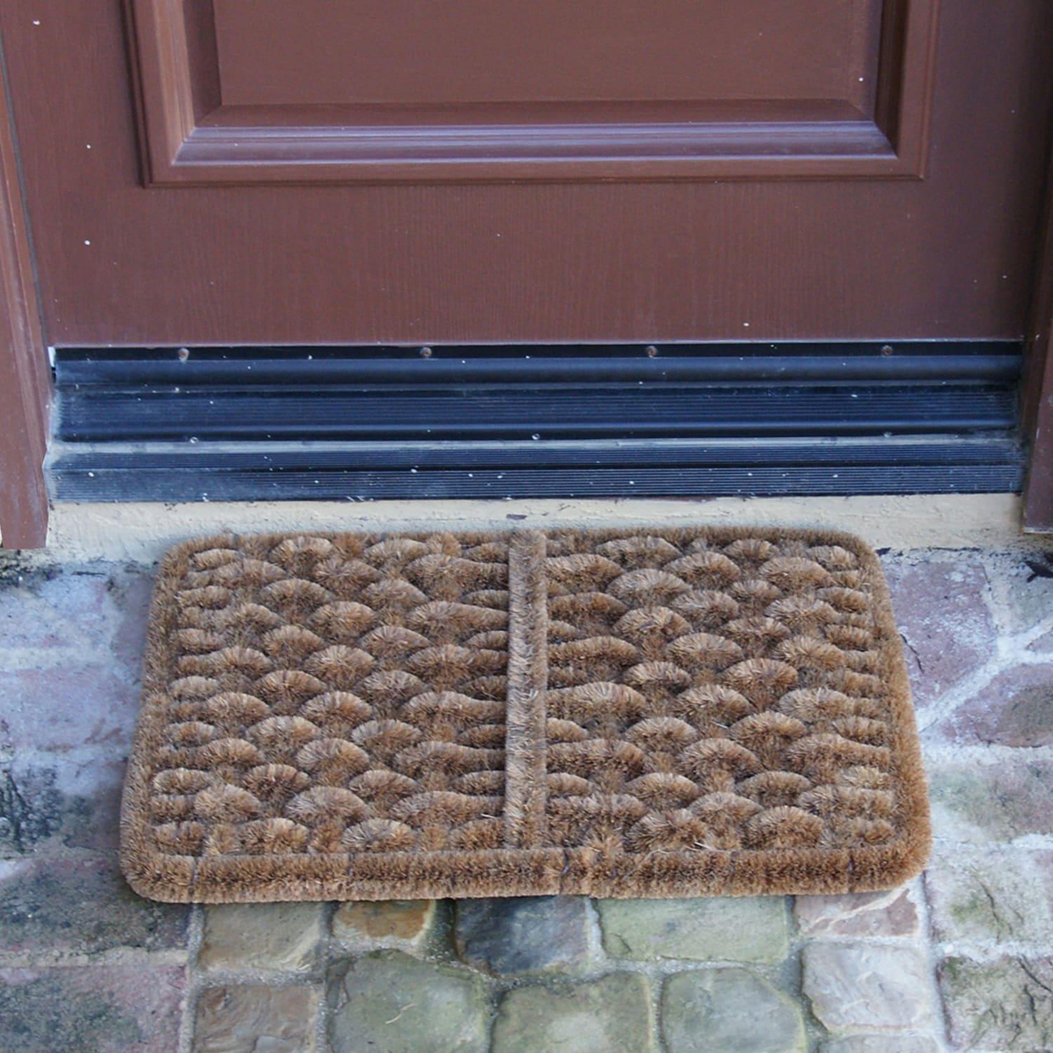 Rubber-Cal, Inc. Shiraz Coco Coir 24 in. x 16 in. Outdoor Door Mat