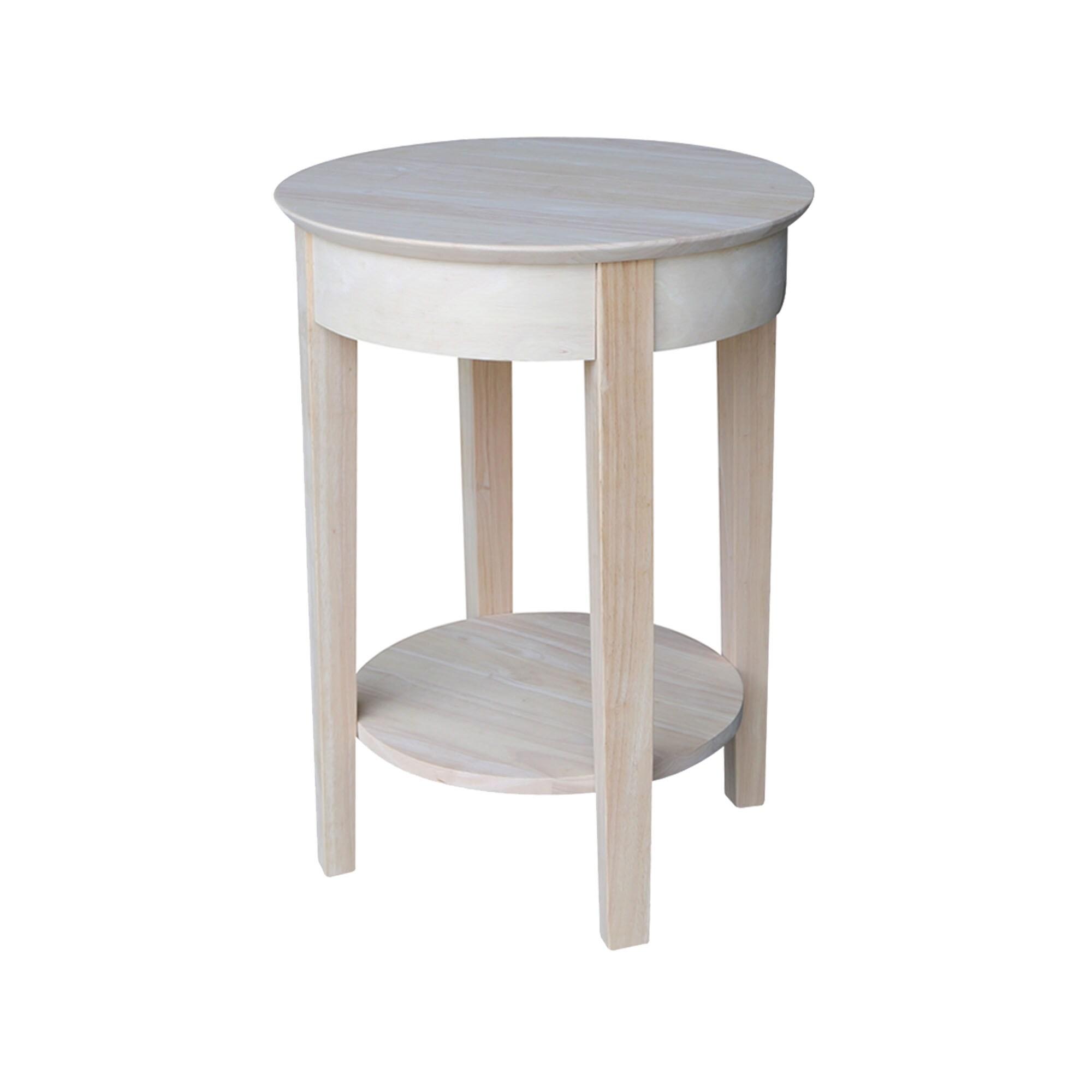 International Concepts Phillips Accent Table Includes Drawer