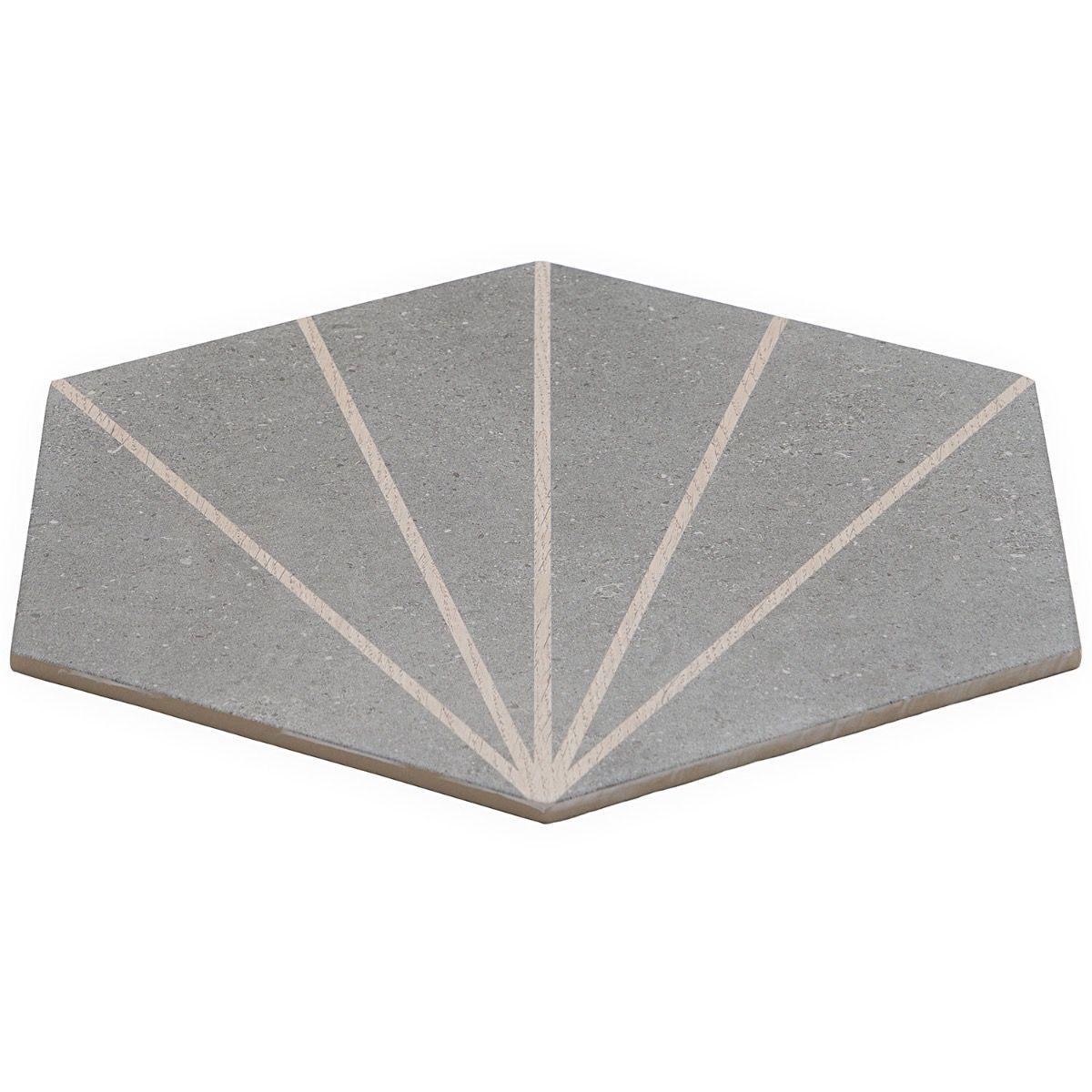 Arbor Hex Beams 13" x 14.5" Porcelain Wall & Floor Tile (10.51 Sq. Ft. / Case)