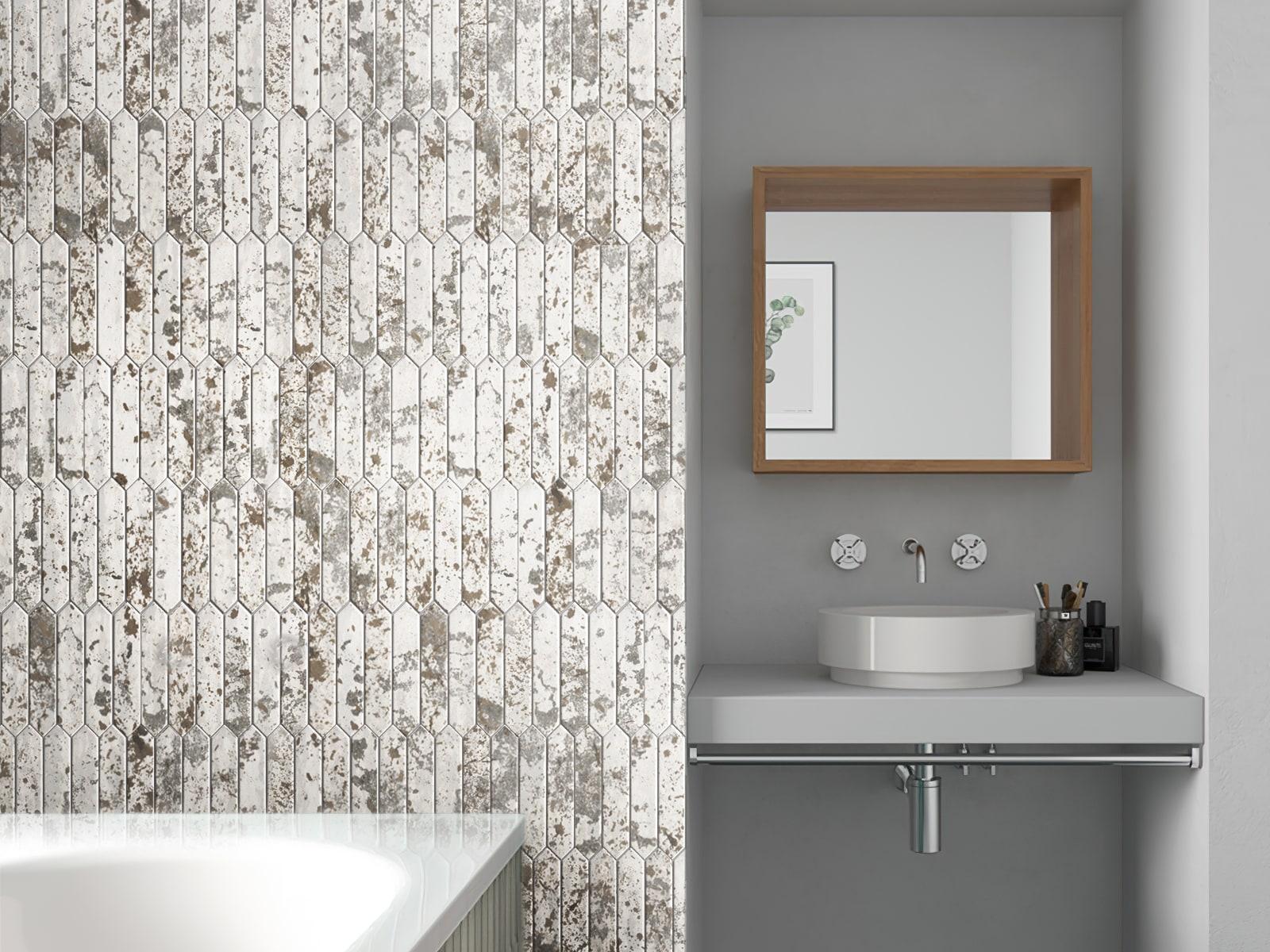 Festa 1.7'' W x 9.6'' L Ceramic Singular Tile