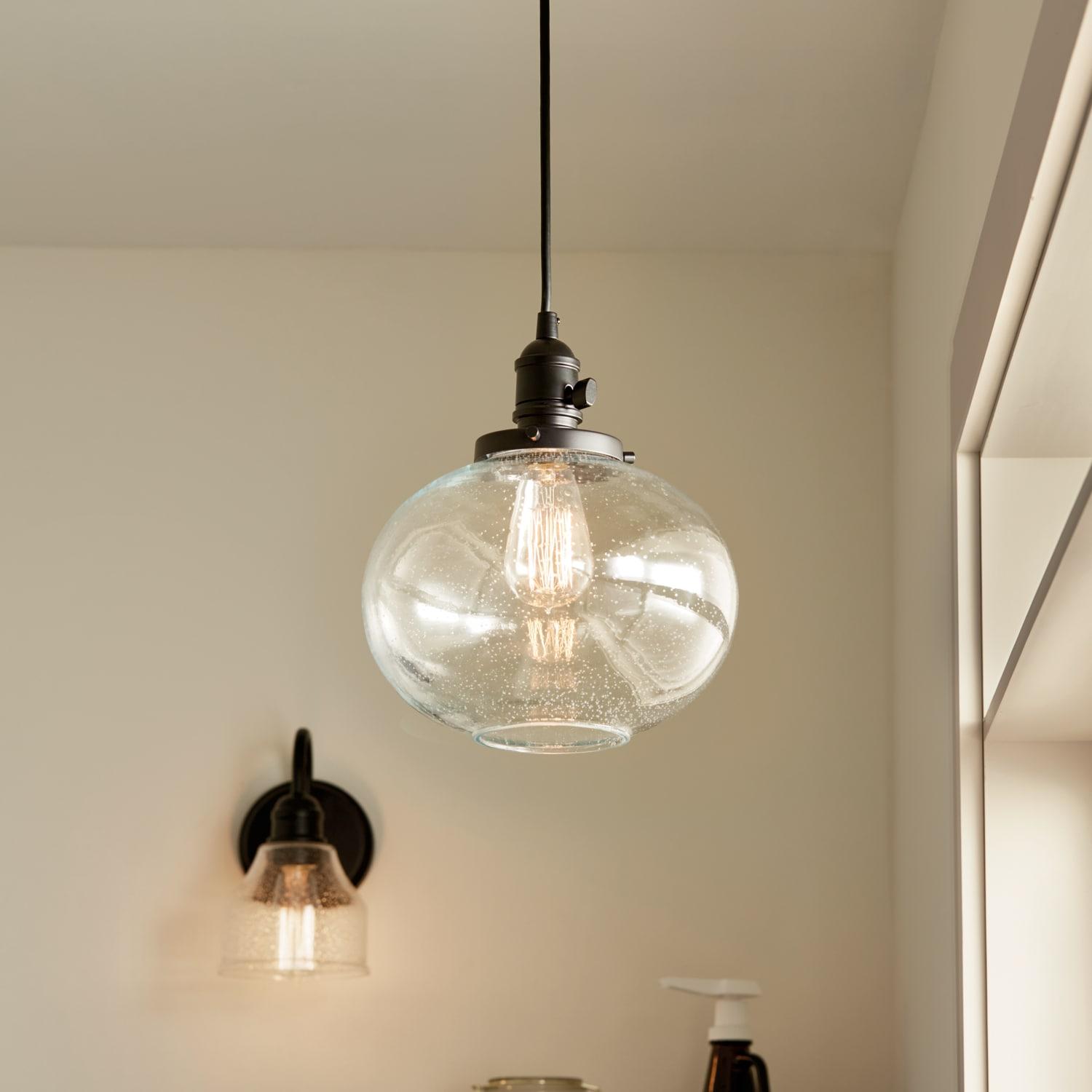 Kichler Lighting Avery 1 - Light Pendant in  Black