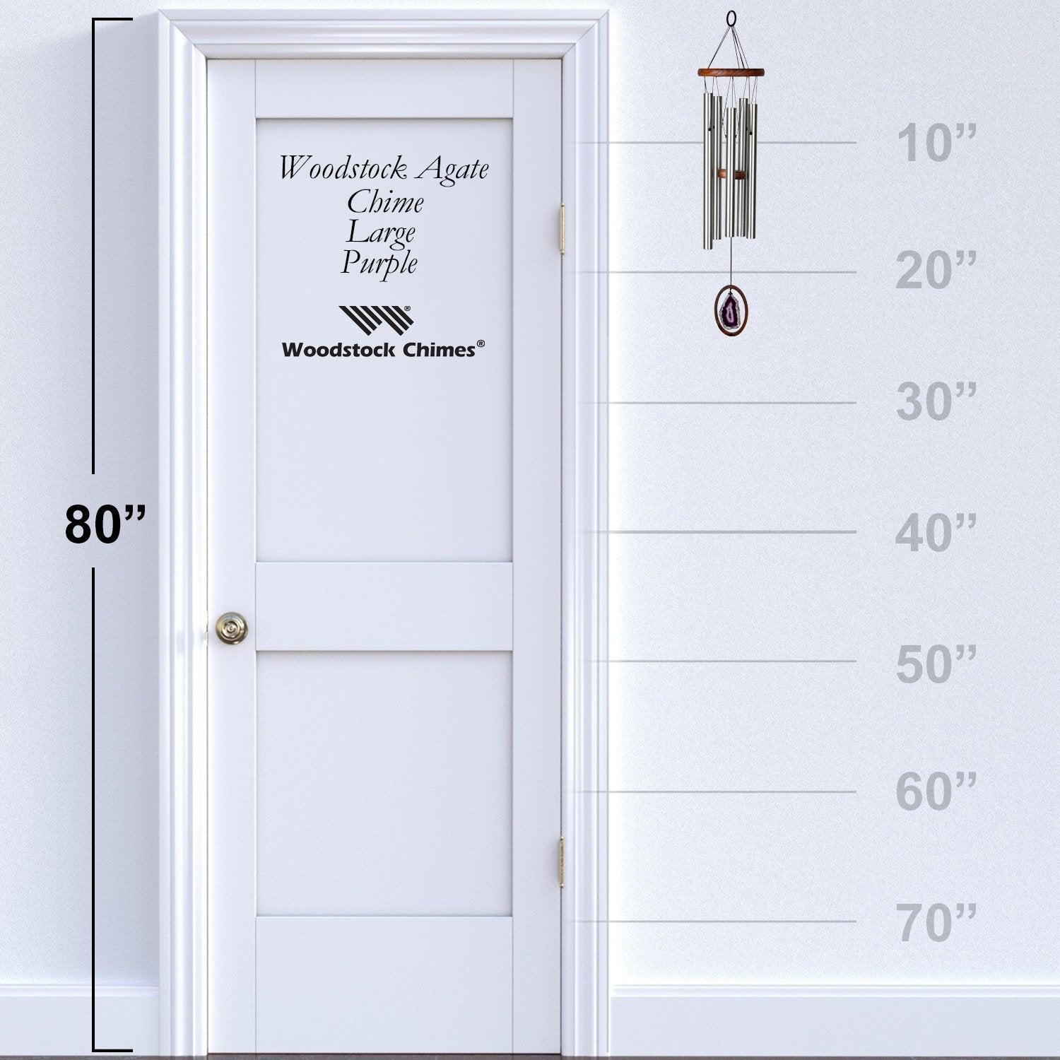 Woodstock Chimes Agate - Large Wind Chime