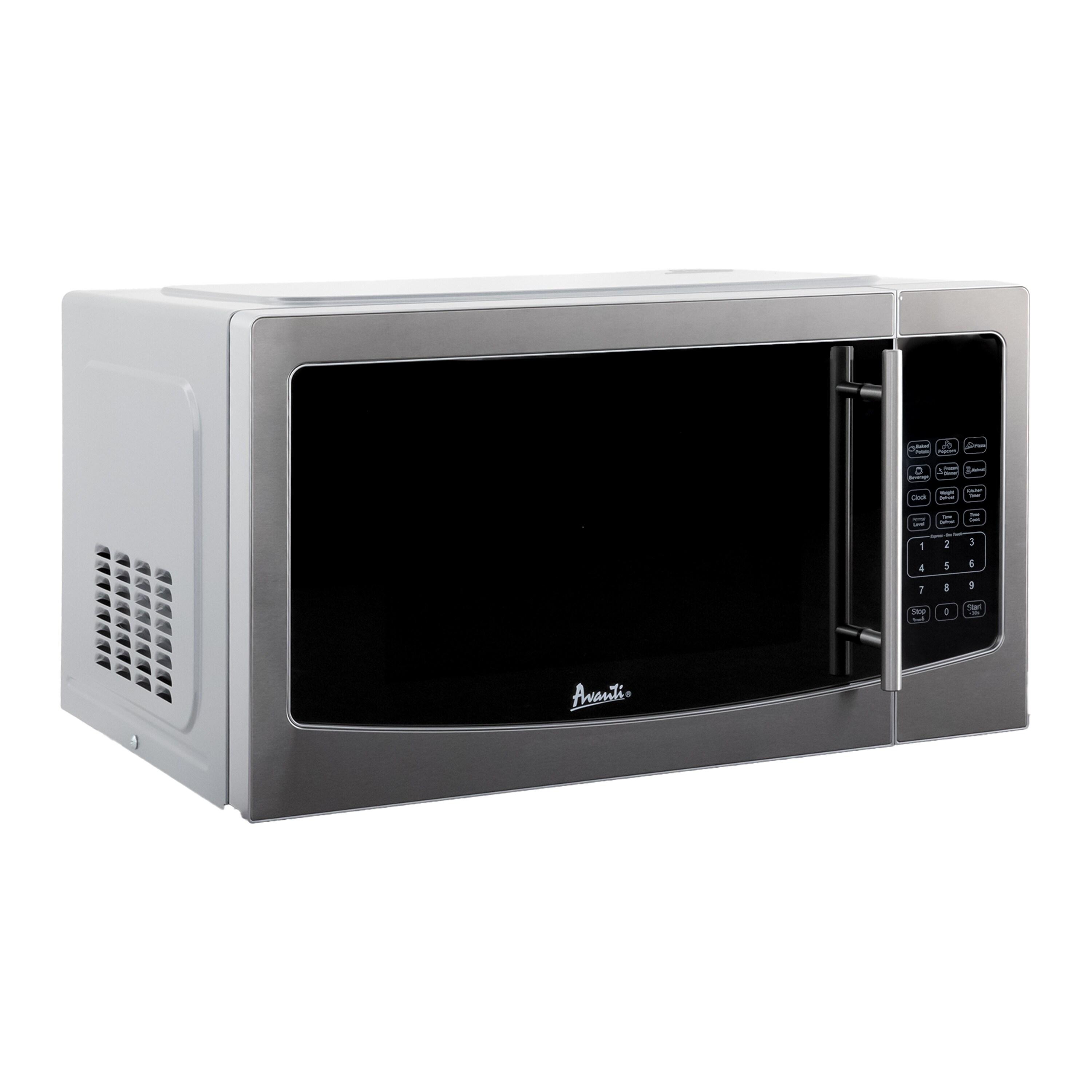 Avanti 1.1 cu. ft. Stainless Steel Microwave Oven, 1,000 W, Mirror-Finish