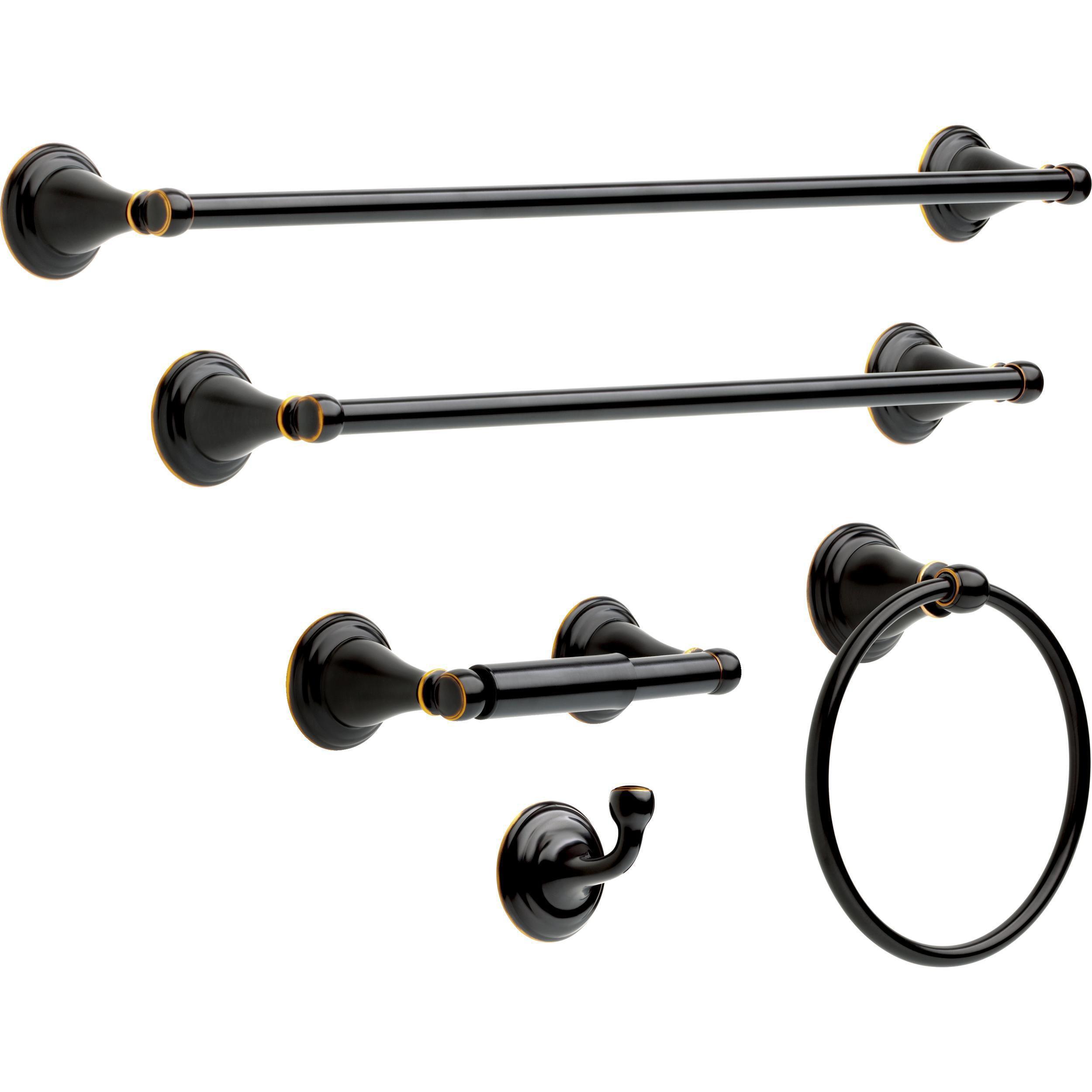 Windemere 24 in. Wall Mount Towel Bar Bath Hardware Accessory