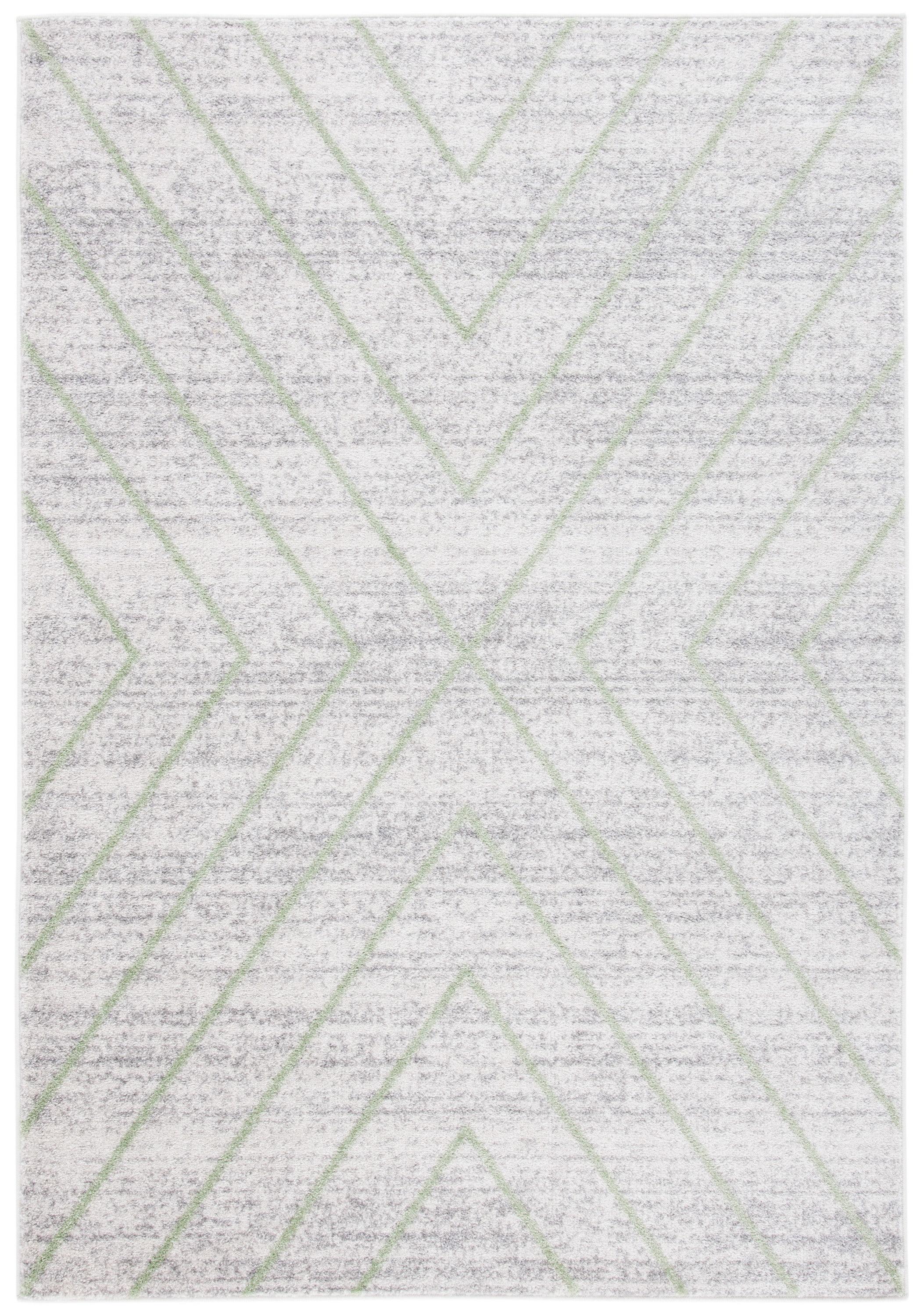 Adirondack ADR251 Machine Made Indoor Accent Rug - Grey/Green - 3'x5' - Safavieh