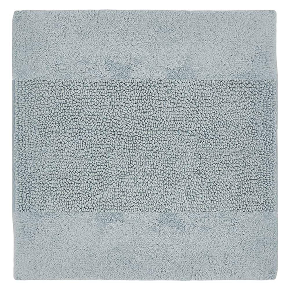 Better Trends Granada 100% Cotton Tufted Non-Slip Backing Bath Rug Set 3 PC (17" x 24" | 24" x 40" | 20" x 20") - Blue