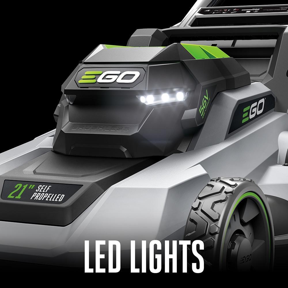 EGO POWER+ 21” 6.0Ah Battery Powered Self-Propelled Walk-Behind Lawn Mower, 50 Minutes Run Time