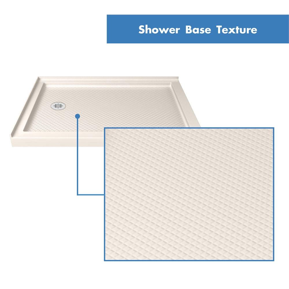DreamLine SlimLine 36" W x 36" D Double Threshold Shower Base DLT-1036360-22
