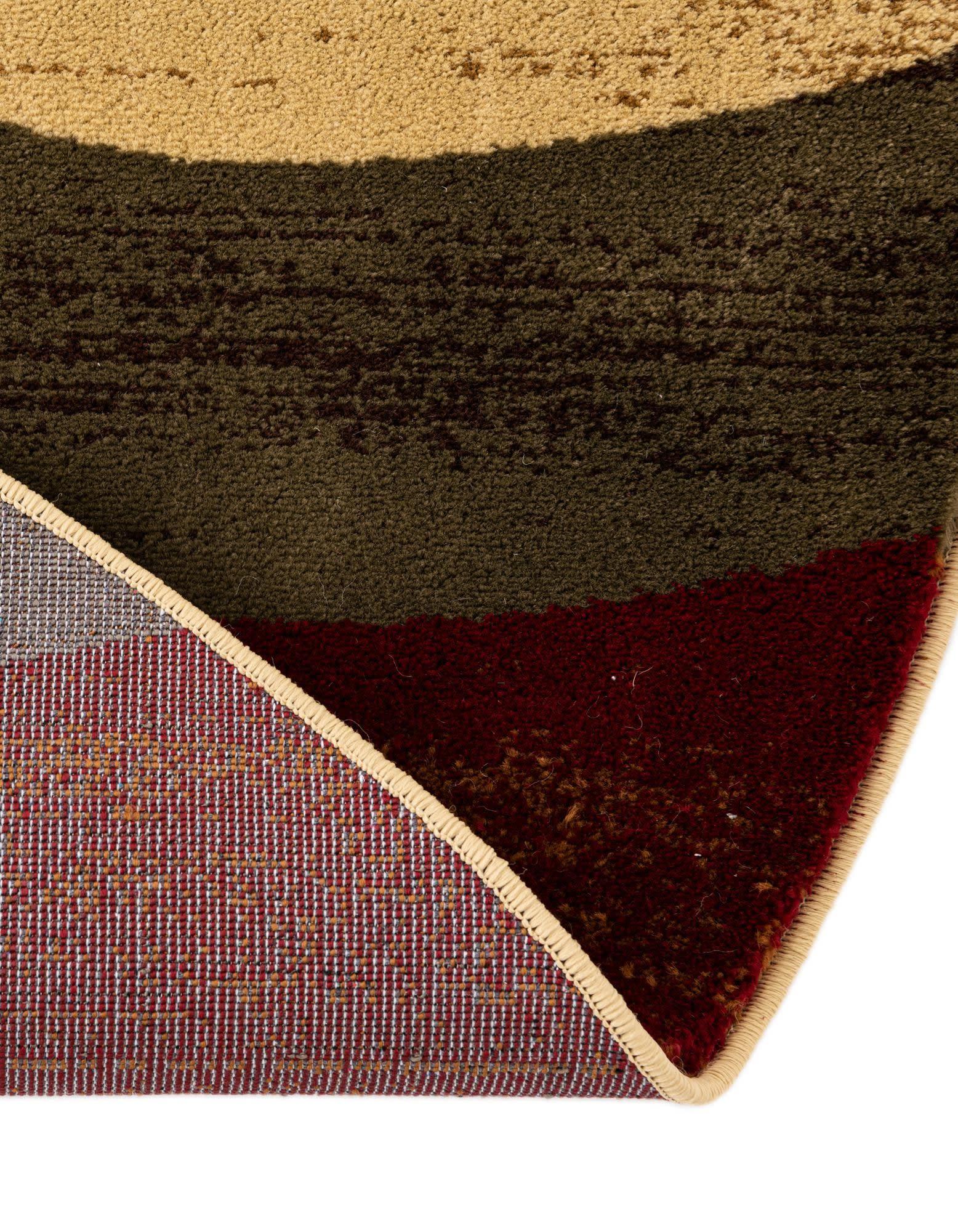 Unique Loom Ivetta Abstract Beige Area Rug
