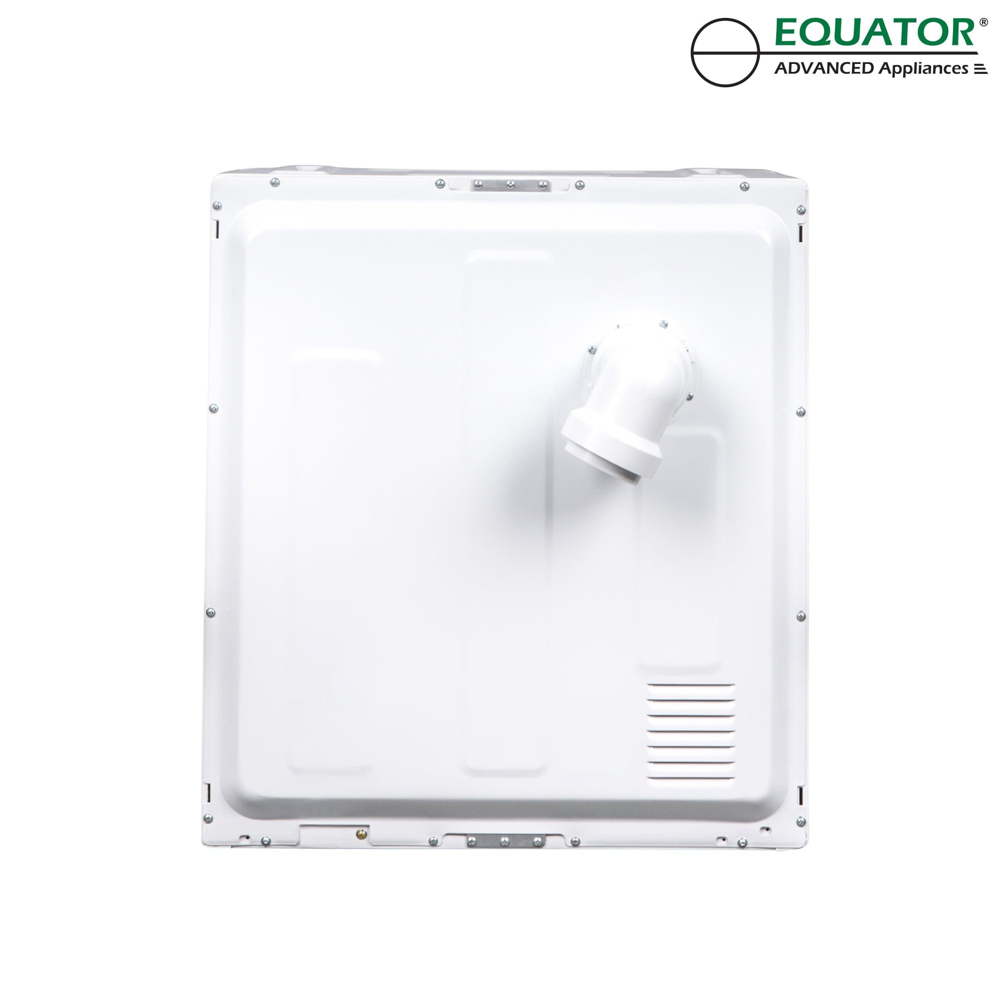Equator Ultra Compact Short Vented SENSOR Dryer 2.6cf/10lb LED Ops 110V/1400W
