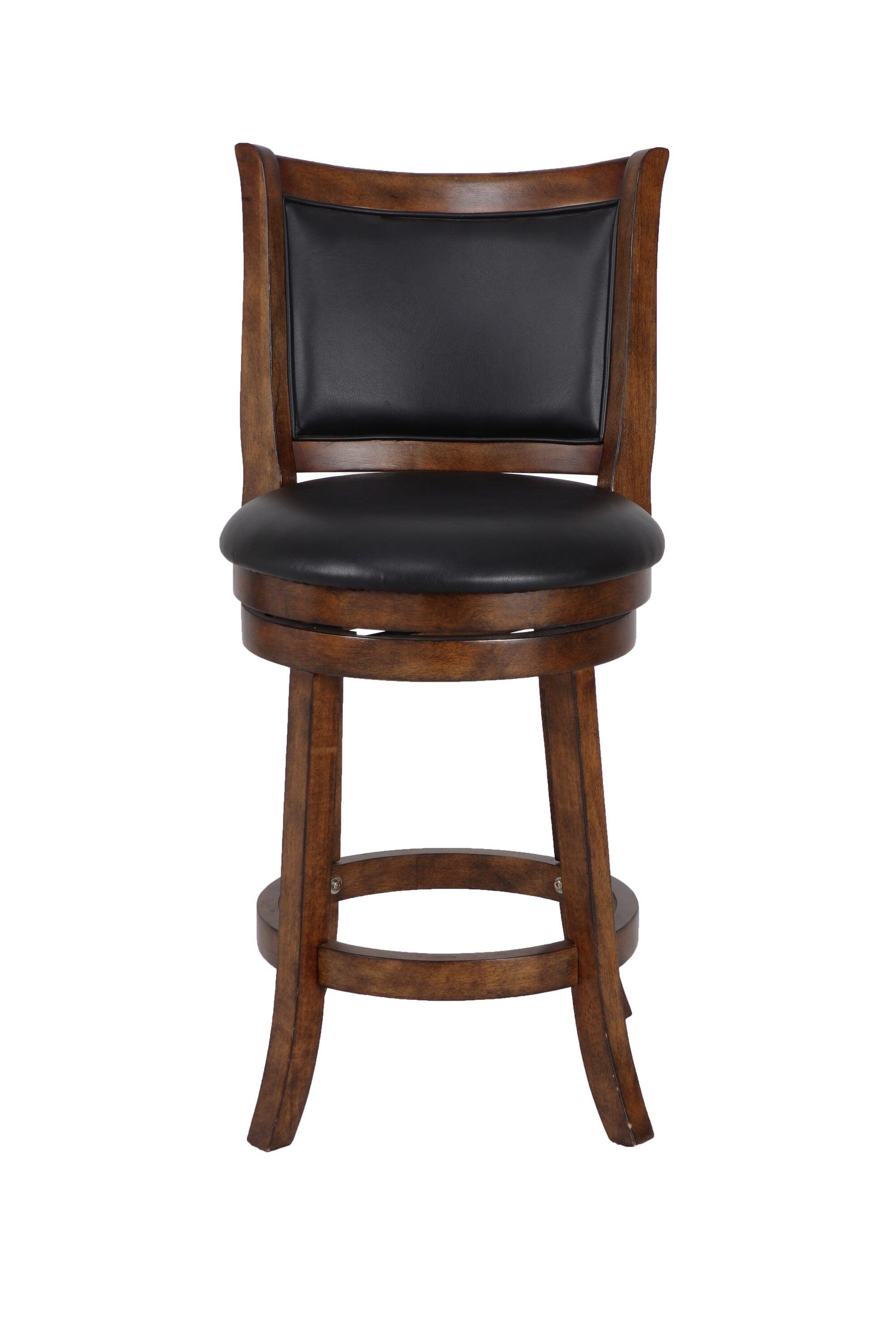 New Classic Furniture,Furniture Bristol 24" Solid Wood Counter Stool In Brown