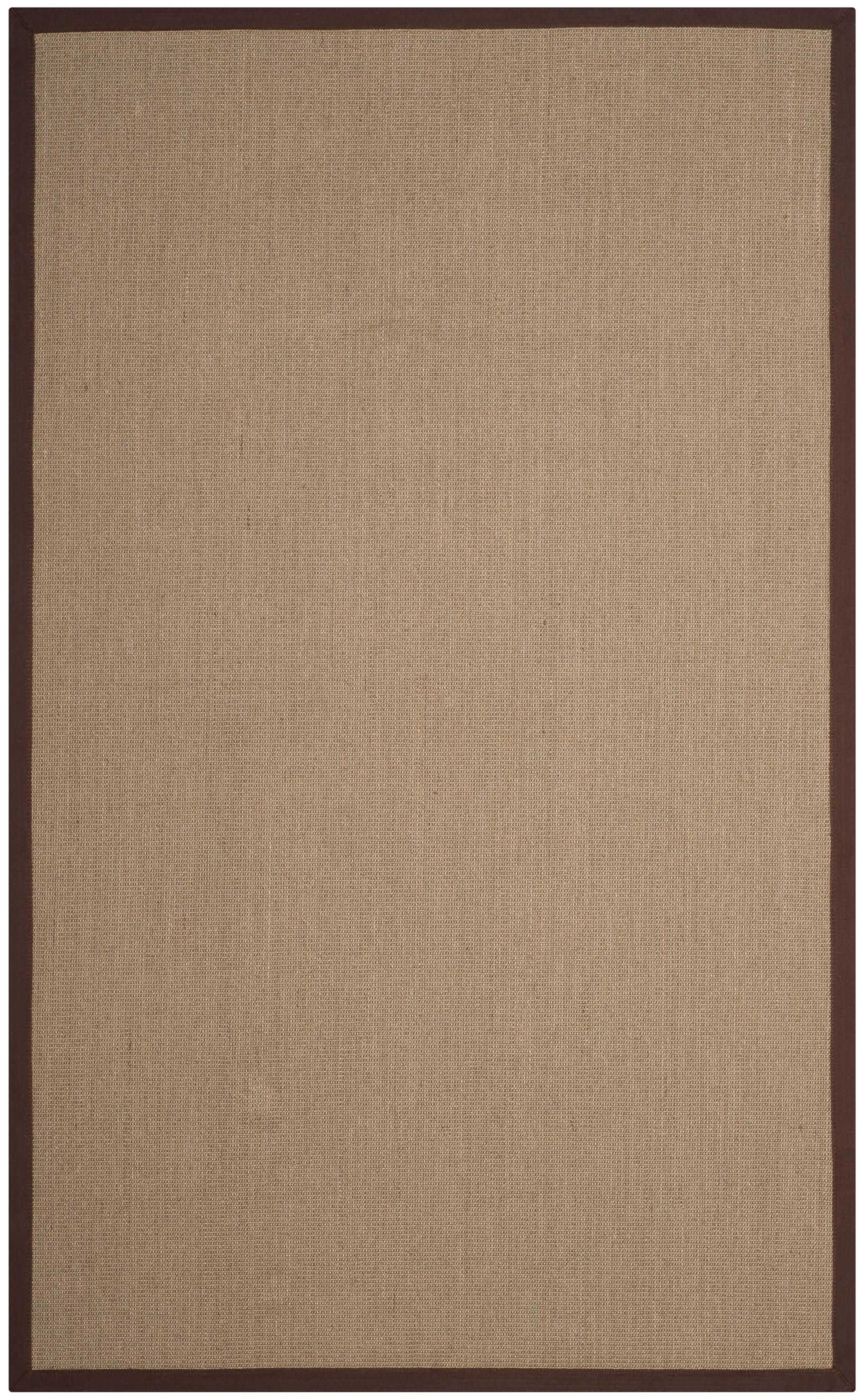 Natural Fiber NF131 Power Loomed Indoor Area Rug - Sage/Brown - 5'x8' - Safavieh