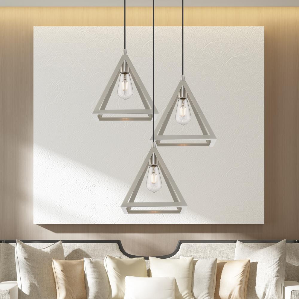 Livex Lighting Pinnacle 1 - Light Pendant in  Brushed Nickel