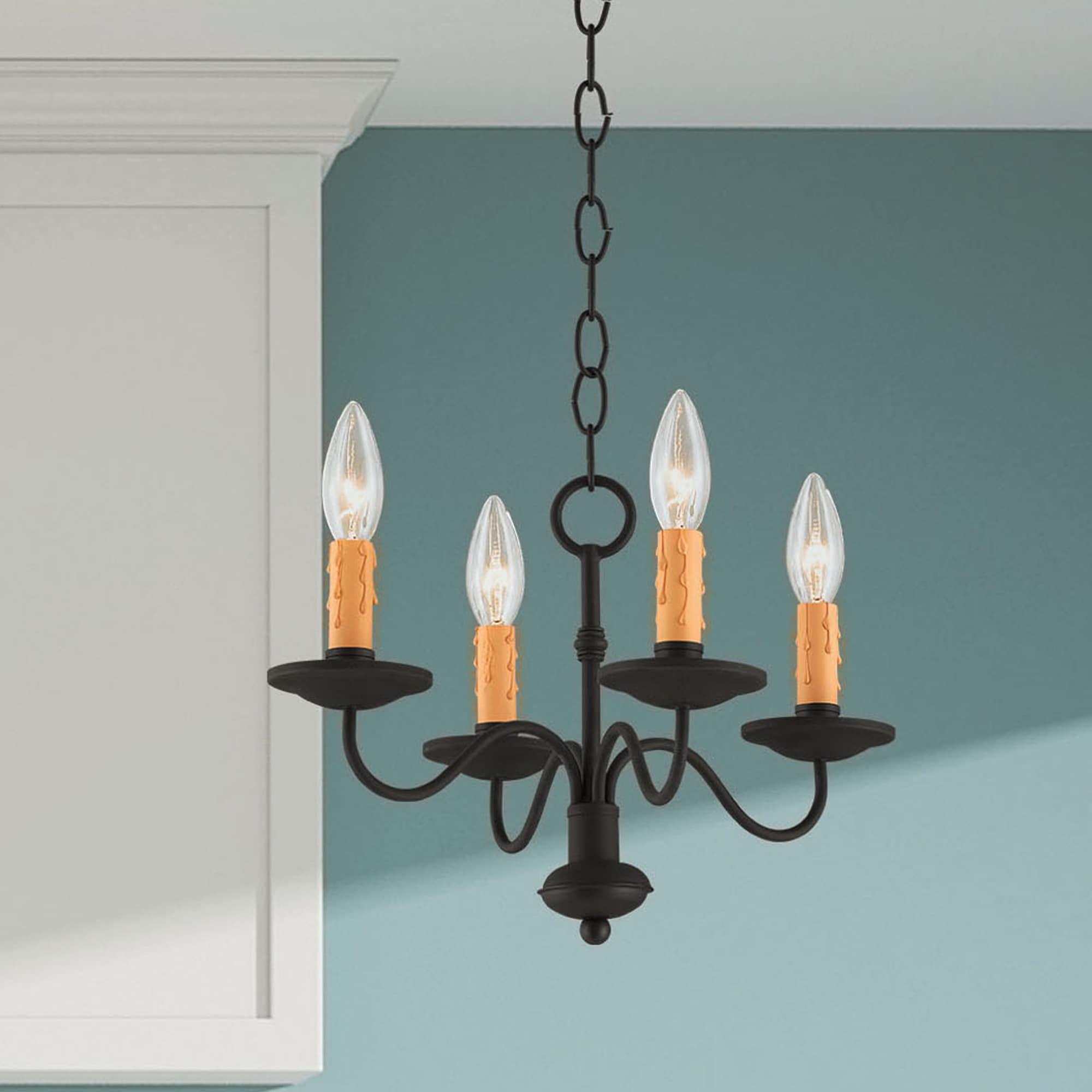 Livex Lighting - Heritage - 4 Light Mini Chandelier     -Traditional