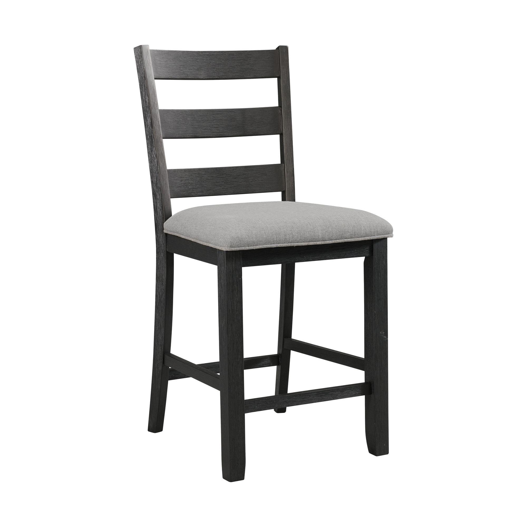 Beaubien Ladder Back Side Chair in Grey (Set of 2)