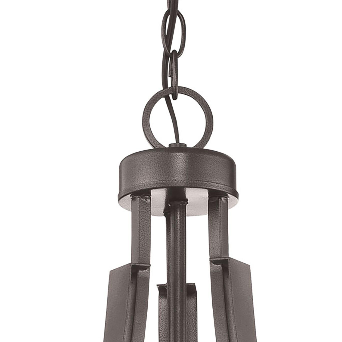 4104-172-Minka Lavery-Parsons Studio - Pendant 3 Light Translucent Sliver Linen in Transitional Style - 23.5 inches tall by 20.5 inches wide-Smoked