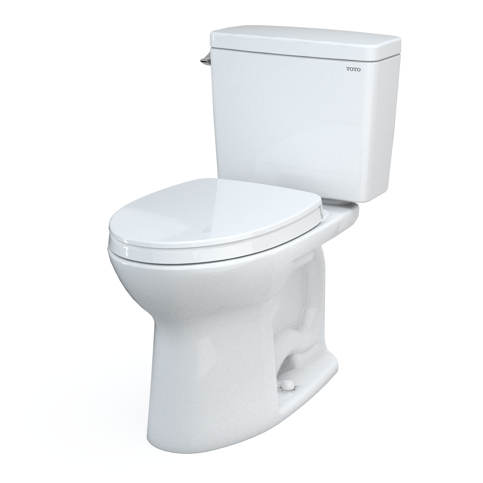 Drake® 1.6 GPF Elongated Two-Piece Toilet with Tornado Flush (Seat Included)