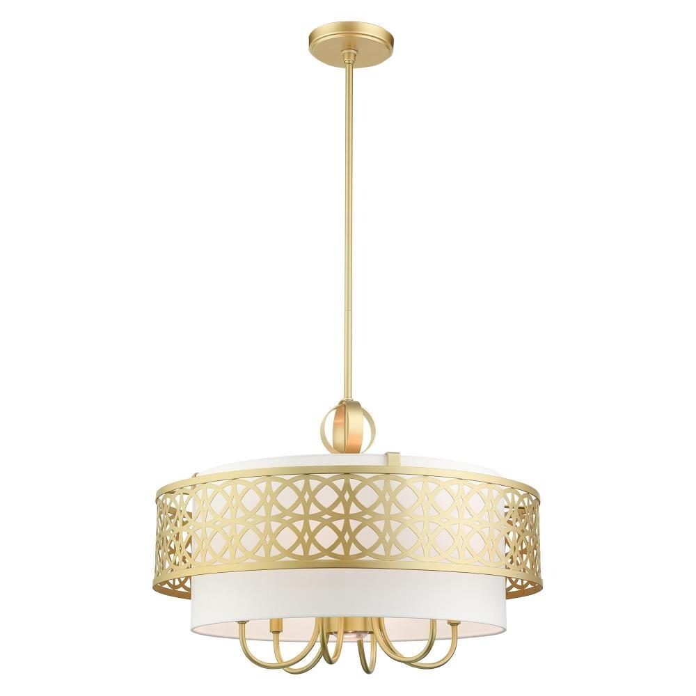 Livex Lighting Calinda 7 - Light Pendant in  Soft Gold