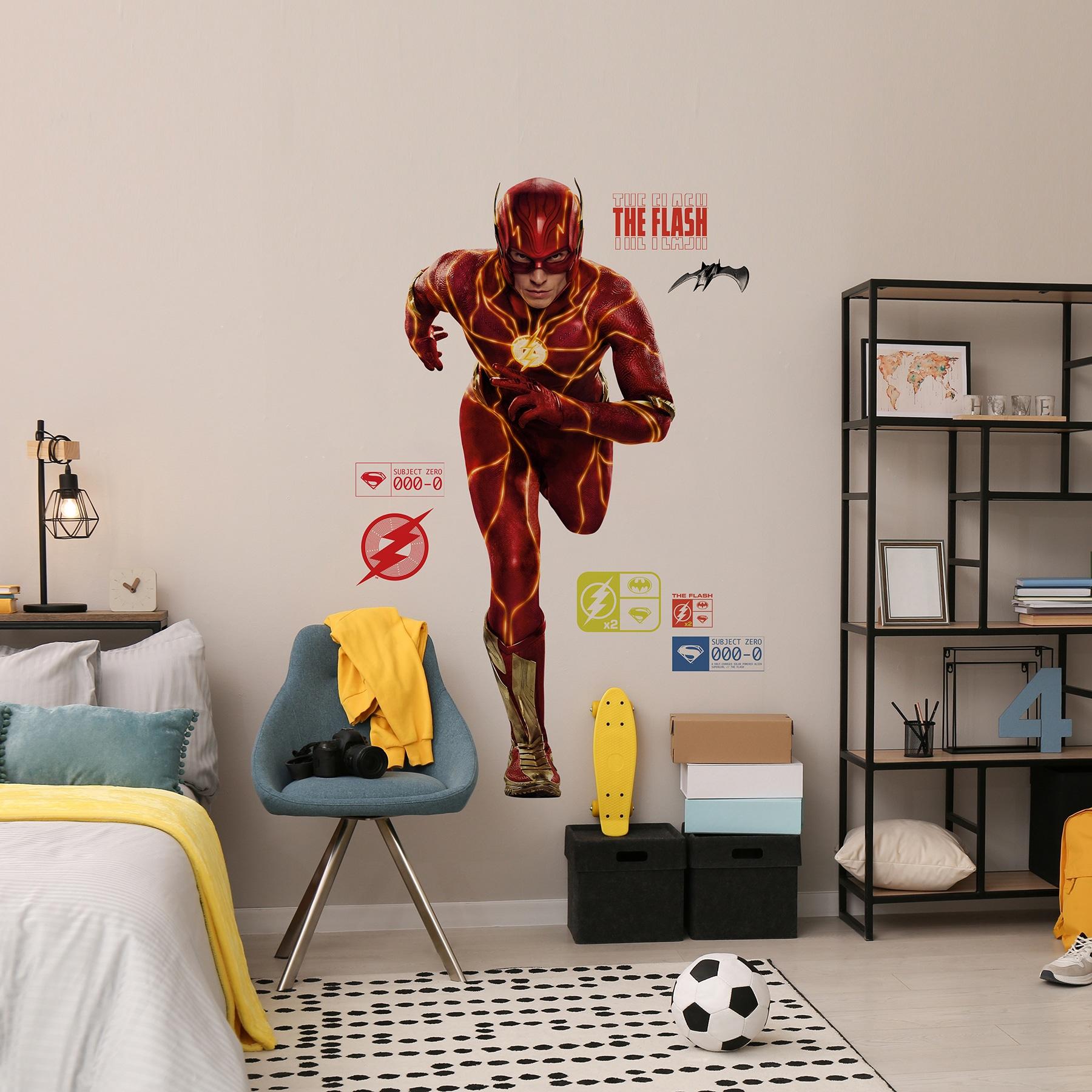 The Flash High-Speed Action Wall Decal Set