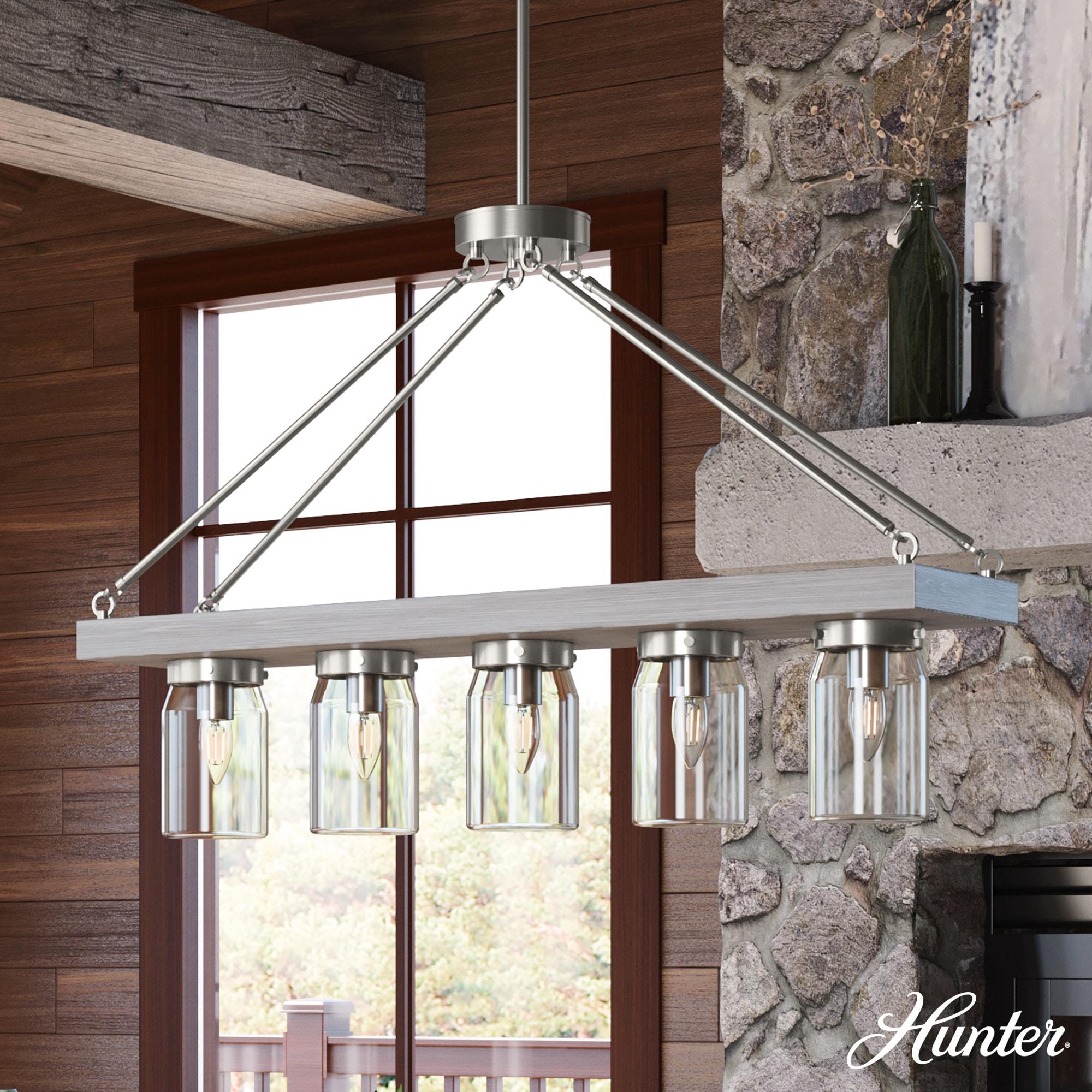 Devon Park 5 - Light Kitchen Island Linear Pendant