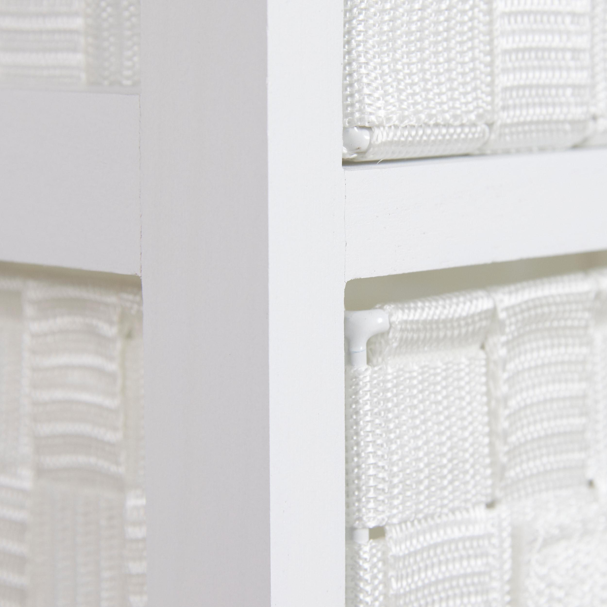 Honey-Can-Do 3 Drawer Chest White: Decorative Storage Drawers, Wood Surface, 24" Height, 12" Depth, 3 Shelves