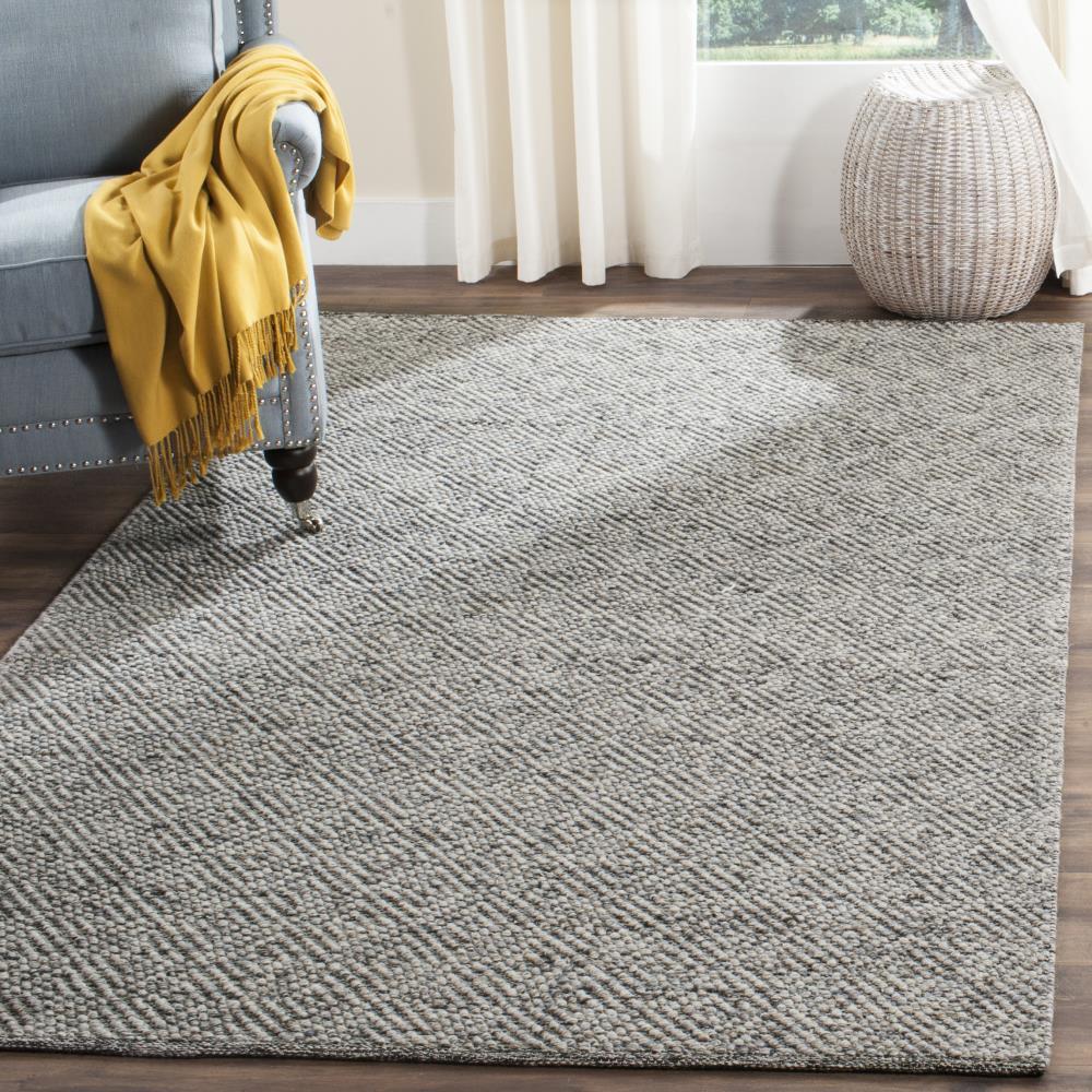 Natura NAT503 Hand Woven Indoor Area Rug - Camel/Grey - 6'x6' - Safavieh.