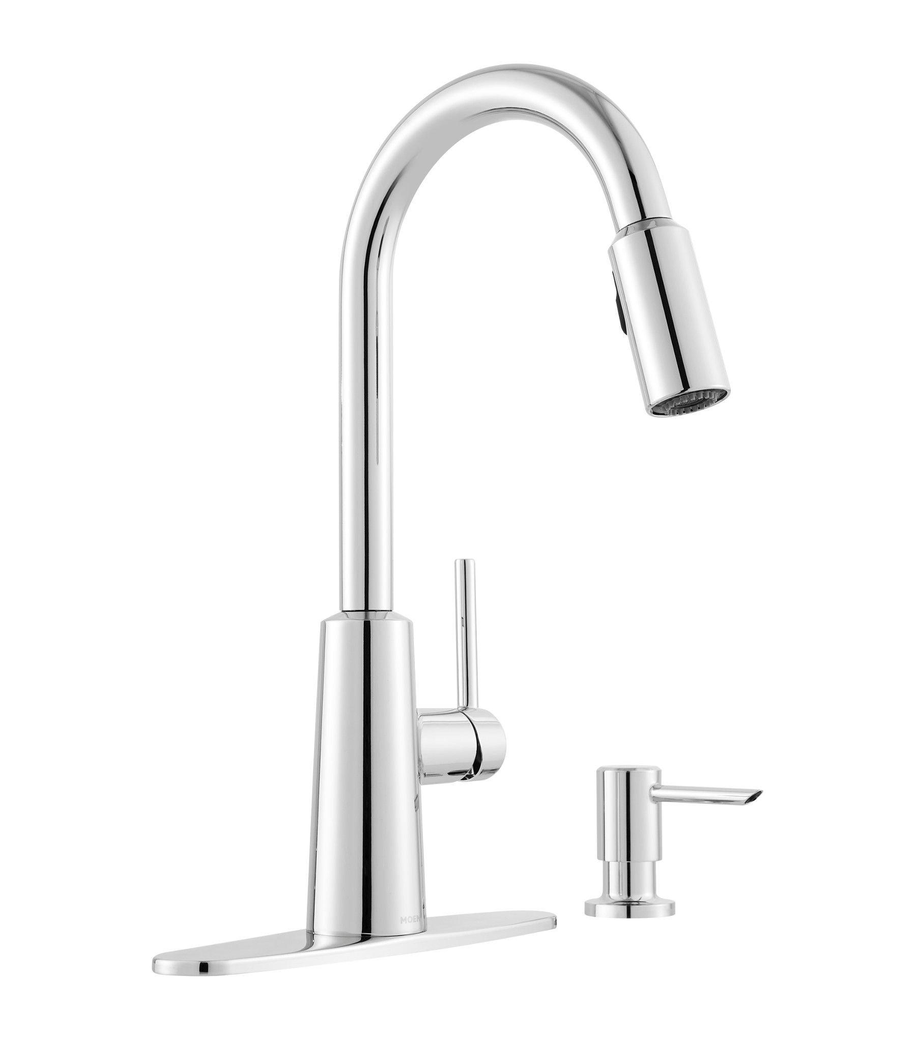 Moen Nori One Handle Chrome Pull-Down Kitchen Faucet