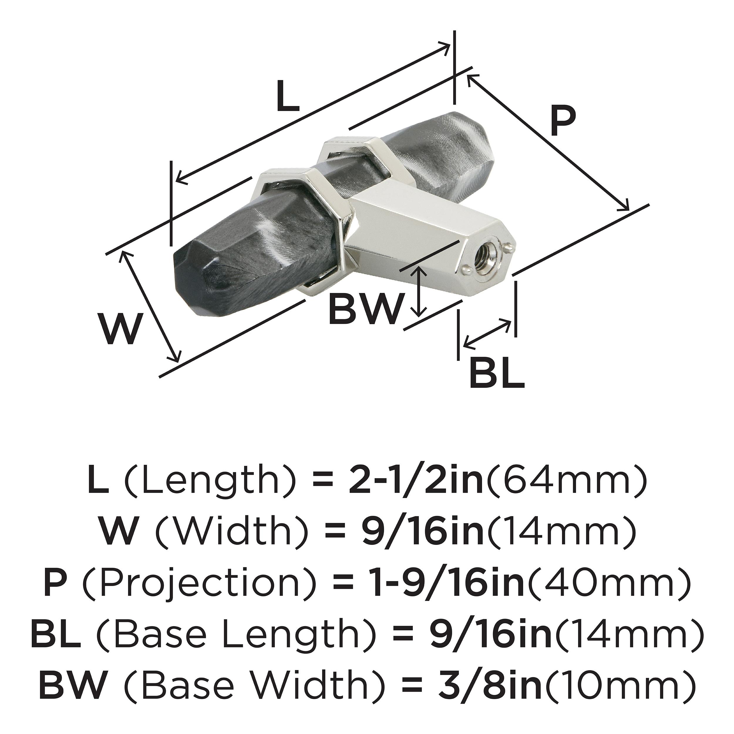 Carrione 1 9/16" Length Bar Knob