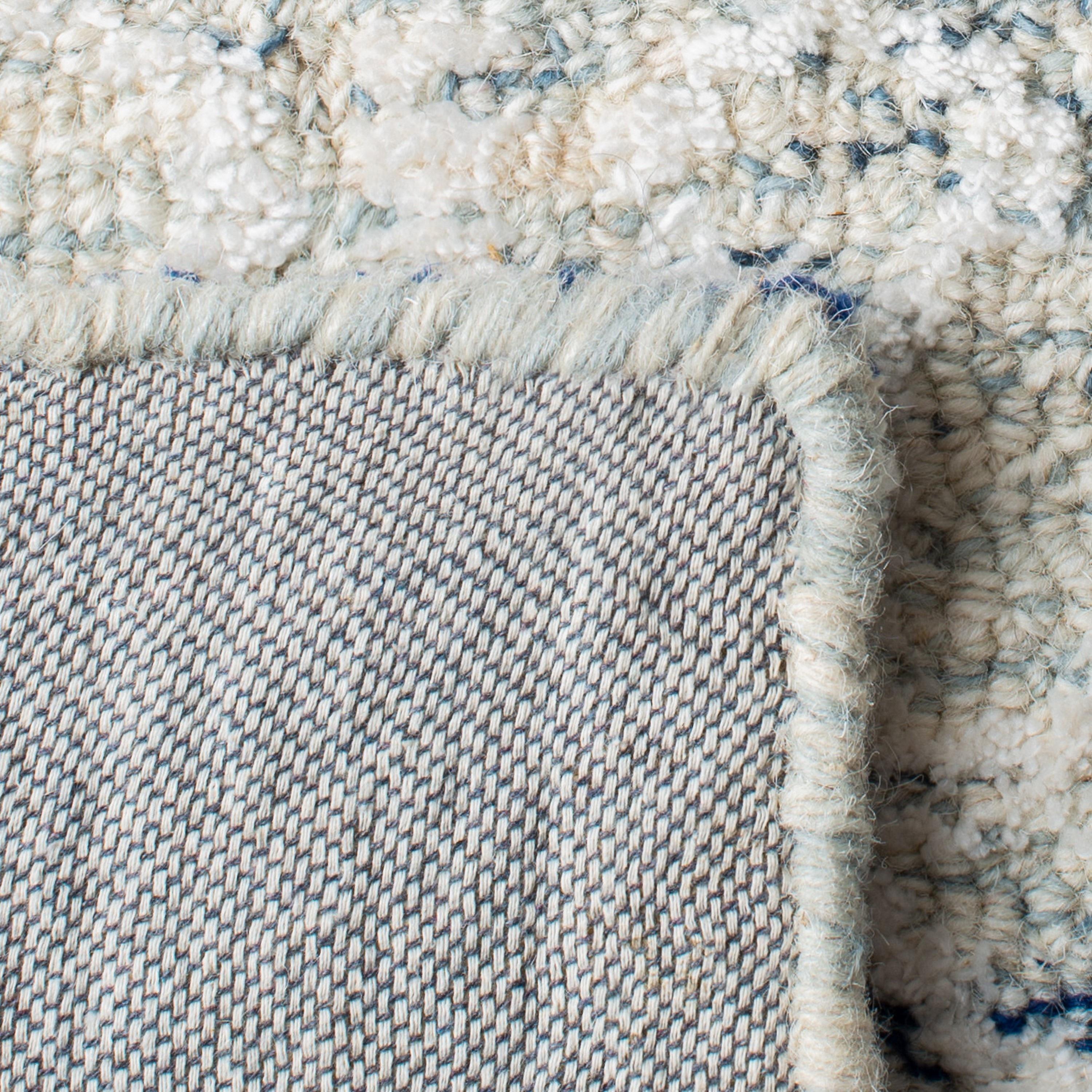 Glamour GLM304 Hand Tufted Area Rug - Blue/Ivory - 8'x10' - Safavieh.