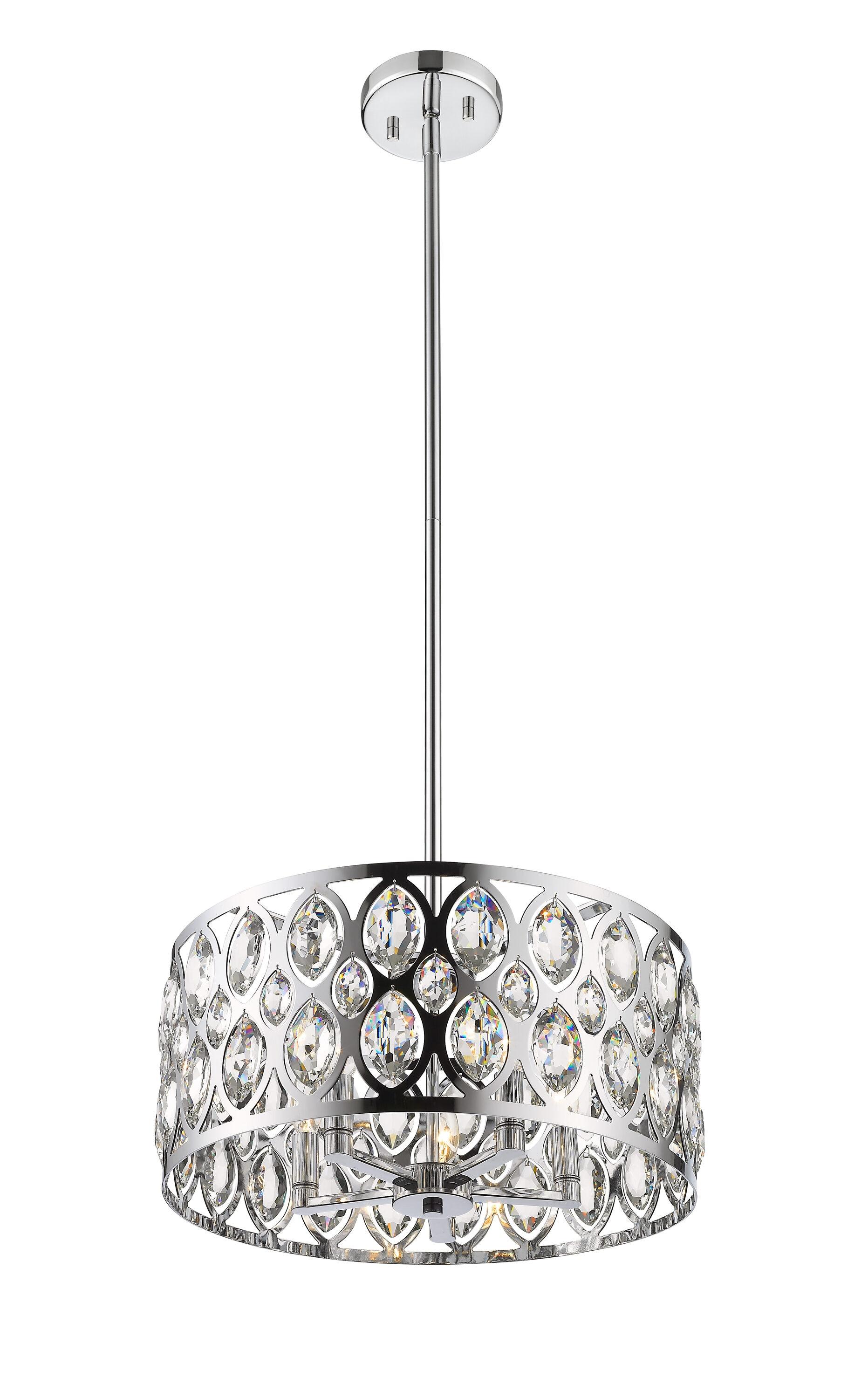 Z-Lite Dealey 5 - Light Chandelier in  Chrome