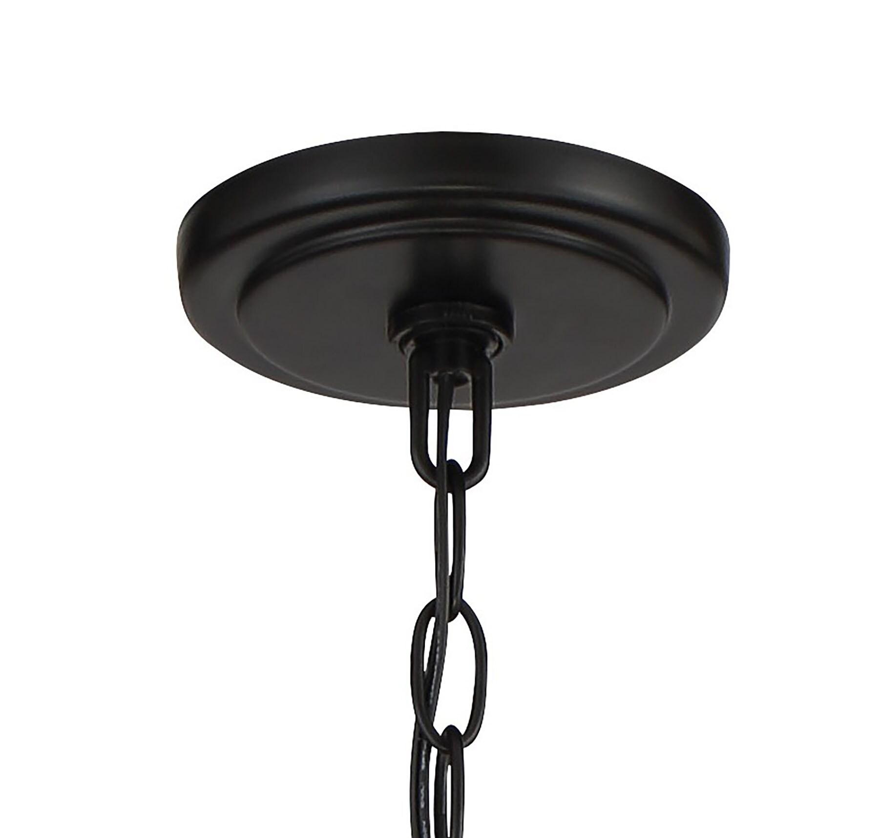 9 - Light Dimmable Tiered Chandelier
