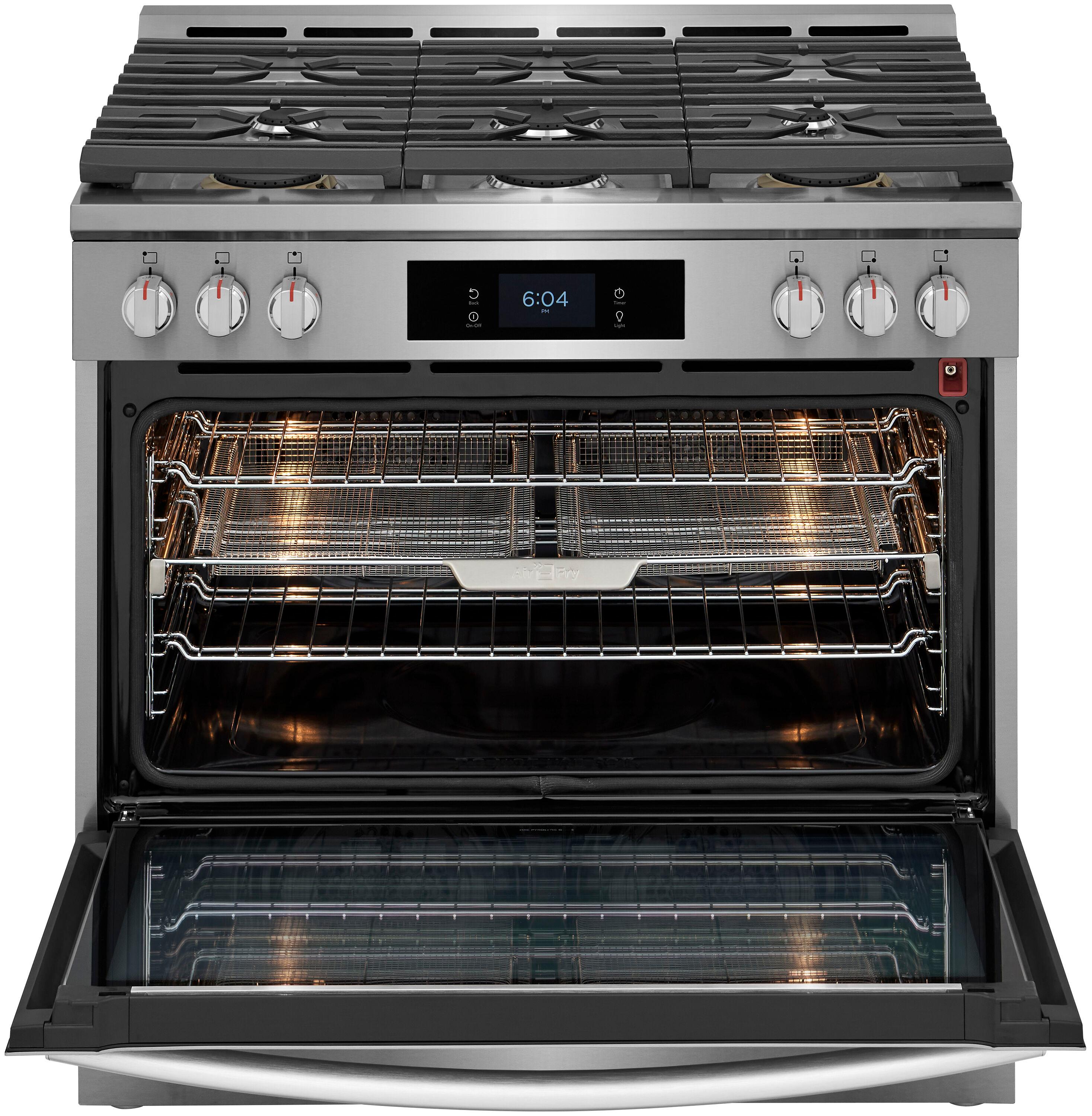 Frigidaire Gallery Frigidaire Gallery 30" 4.6 Cubic Feet Smart Dual Fuel Free Standing Range with 6 Burners GCFD3661AF