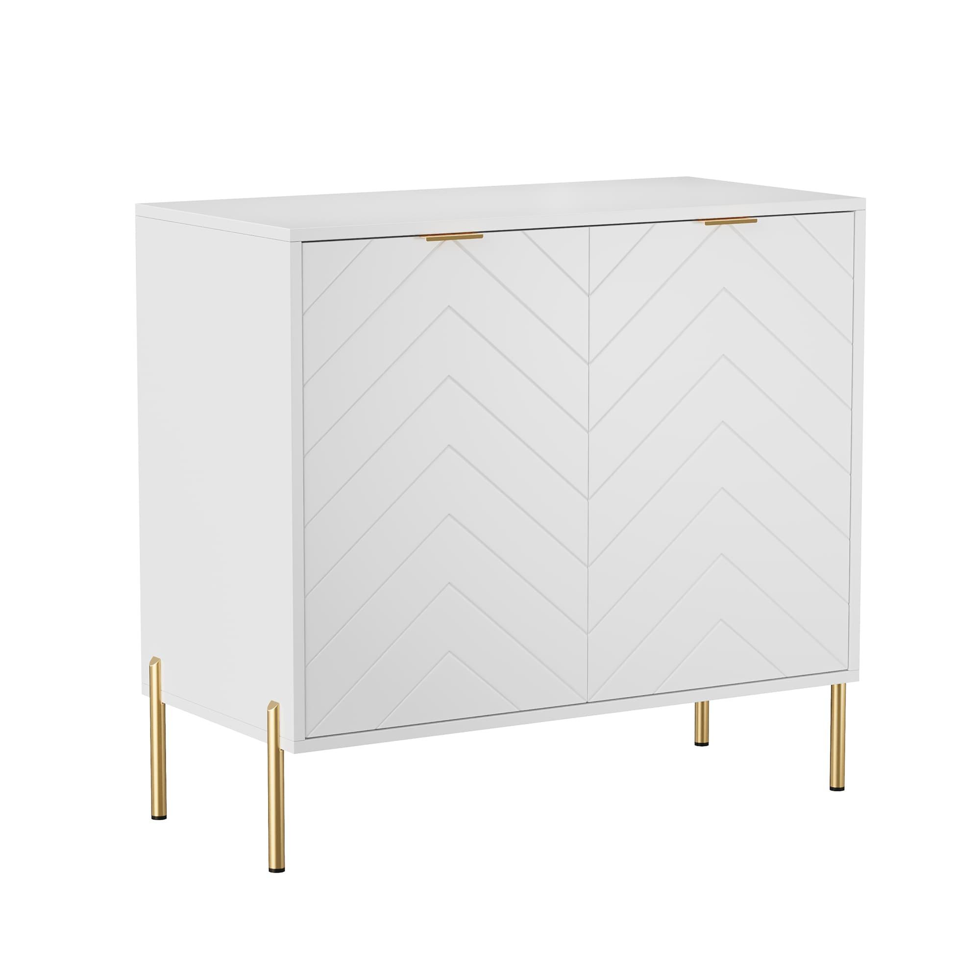 CLIHOME 31.5 in. H Utility Storage Cabinet with Adjustable Shelves