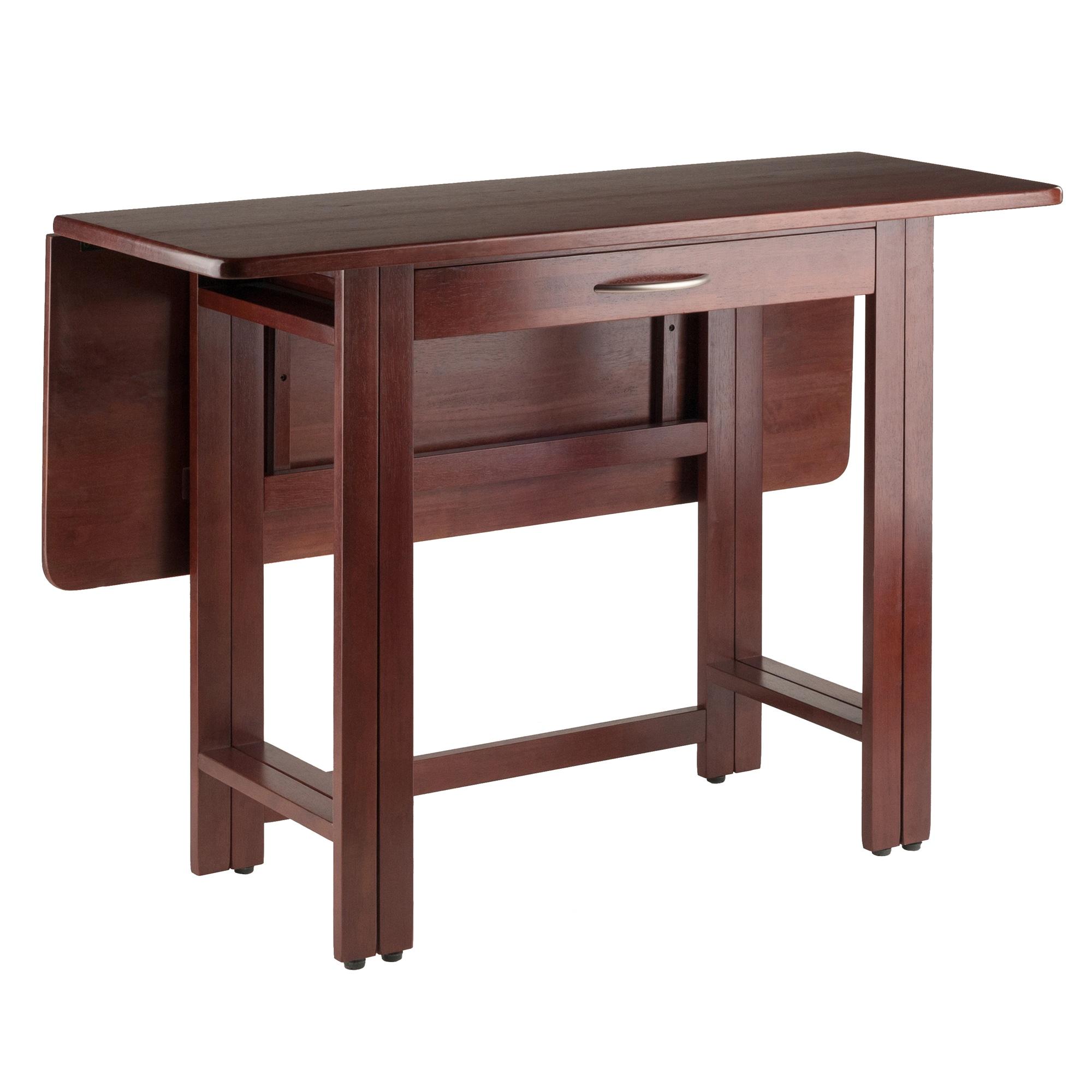 41.73'' Solid Wood Rectangular Folding Table