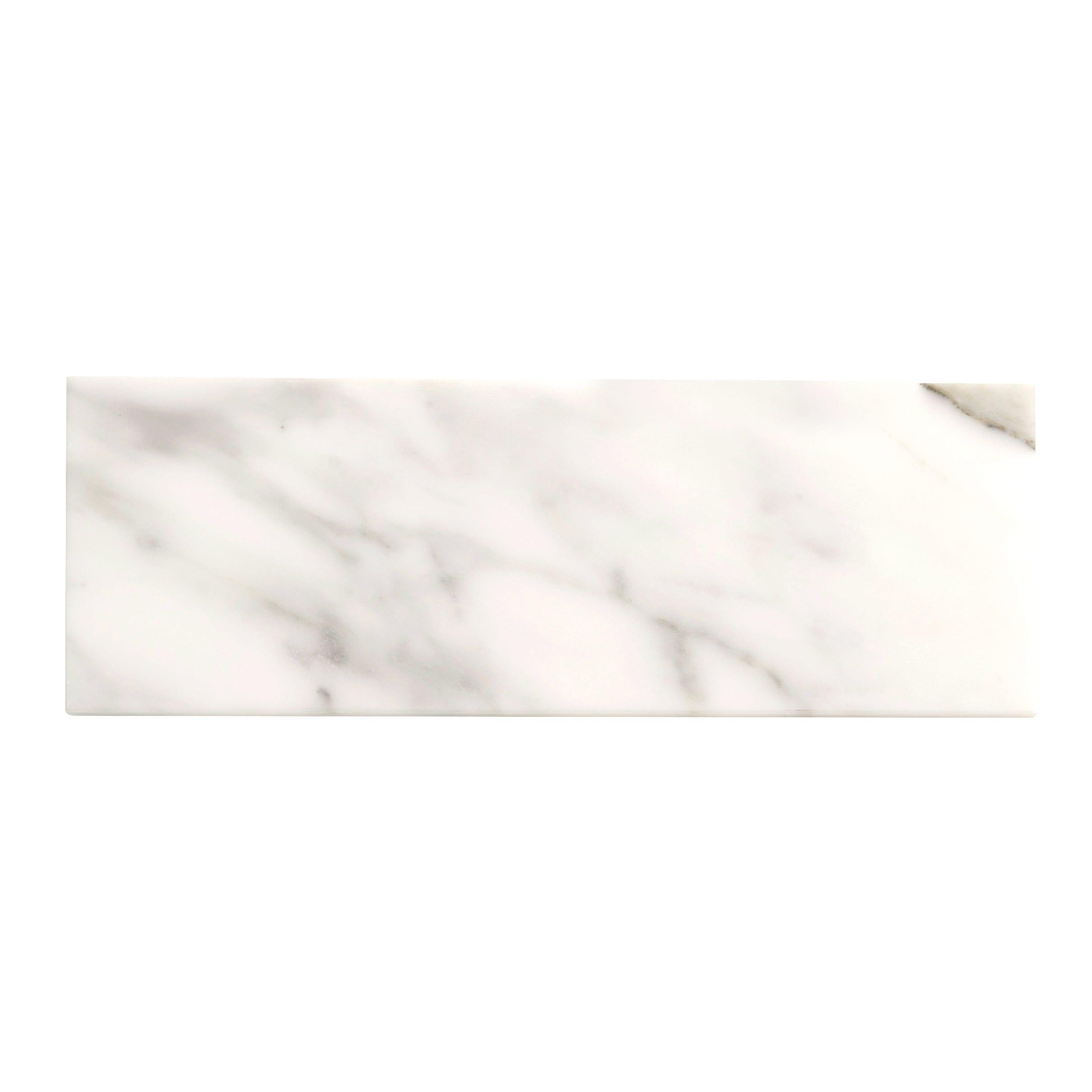 4" x 12" Marble Look Subway Wall & Floor Tile