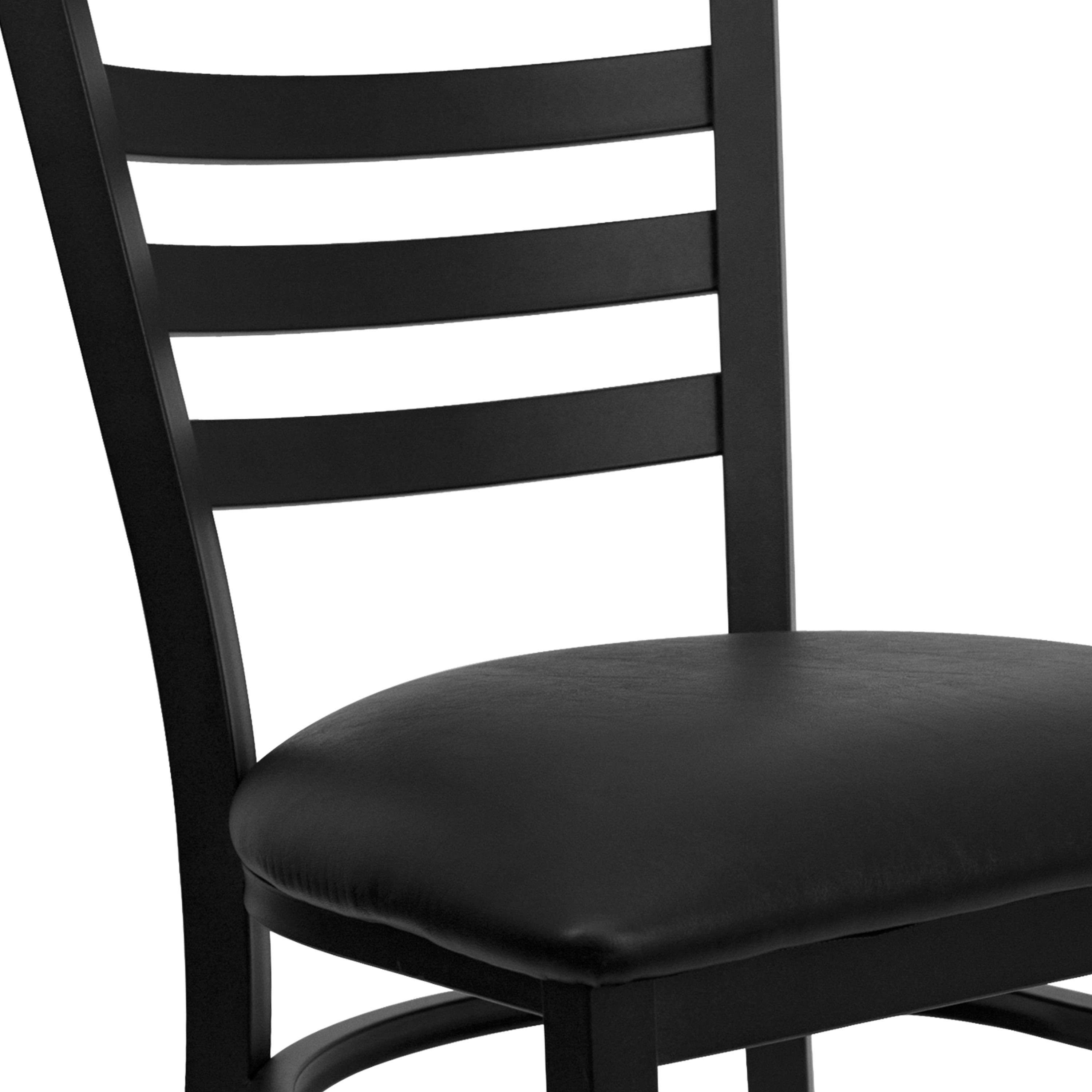 Kendall Ladder Back Metal Restaurant Chair