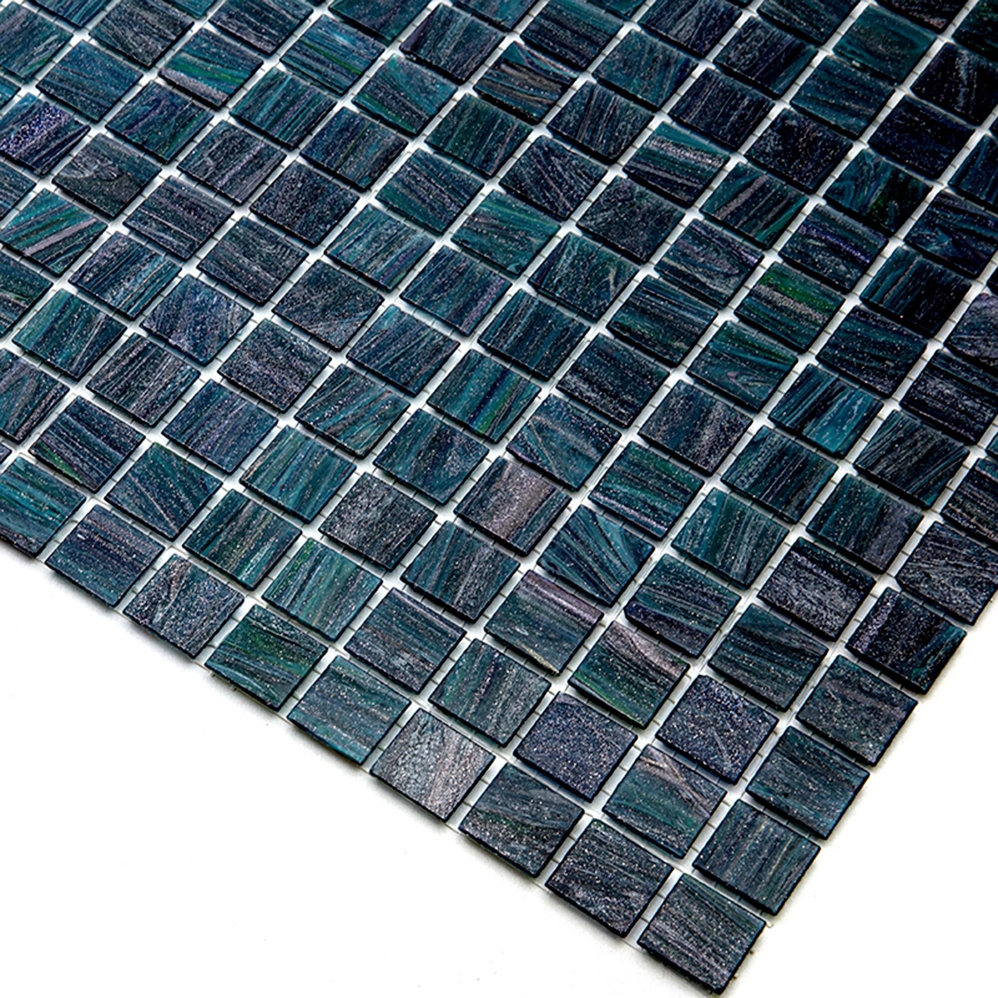 Celestial 0.8" x 0.8" Glass Grid Mosaic Wall & Floor Tile